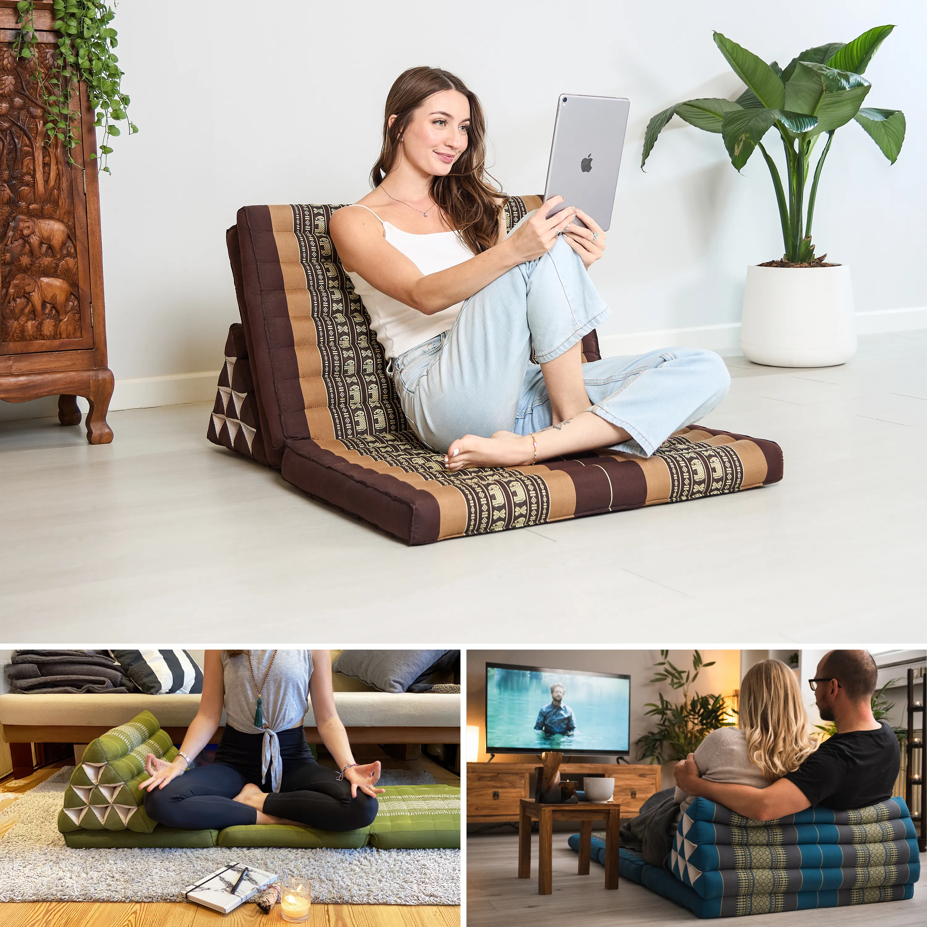 Kapok Thai Cushion XXL Wide