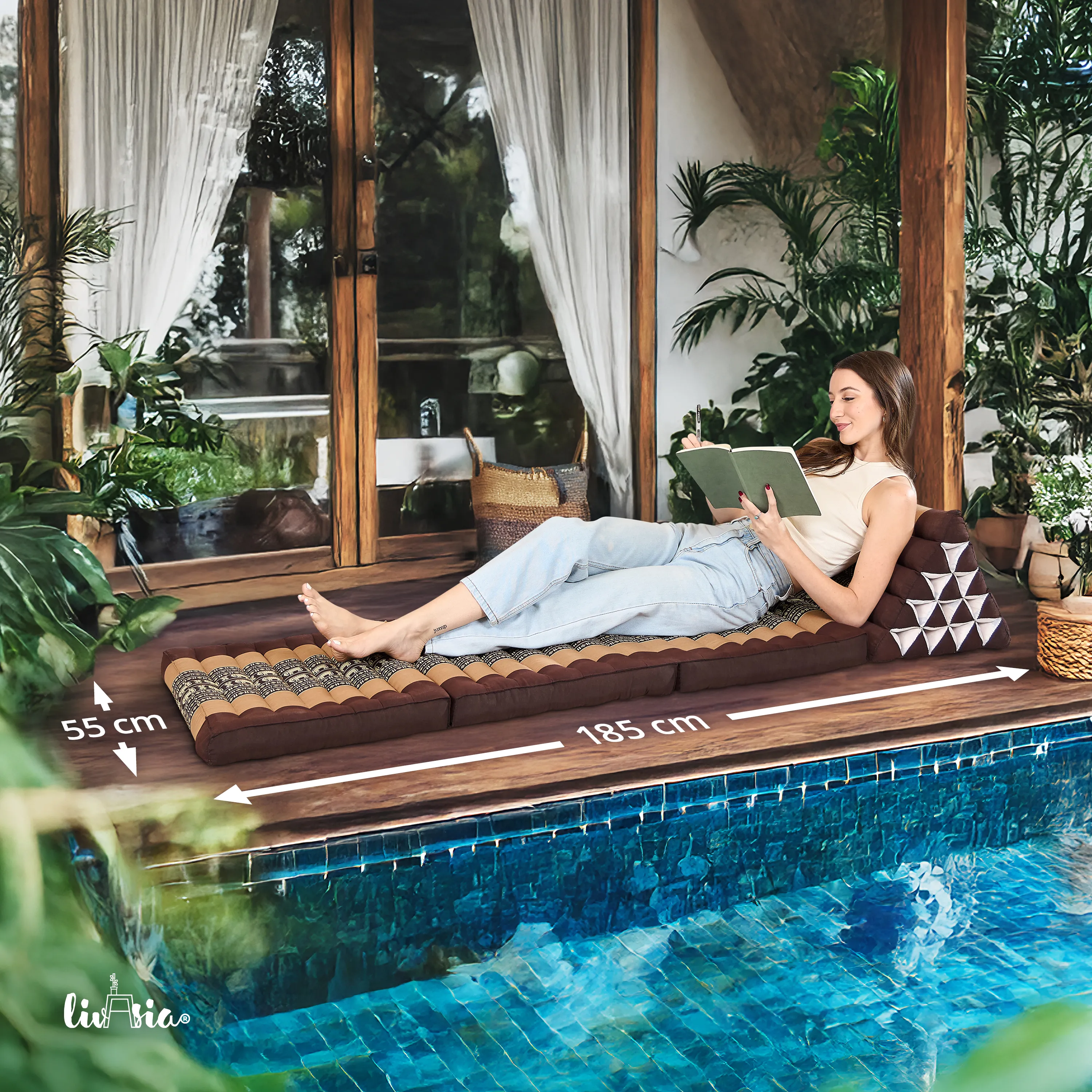 Kapok Thai Cushion XXL Tall