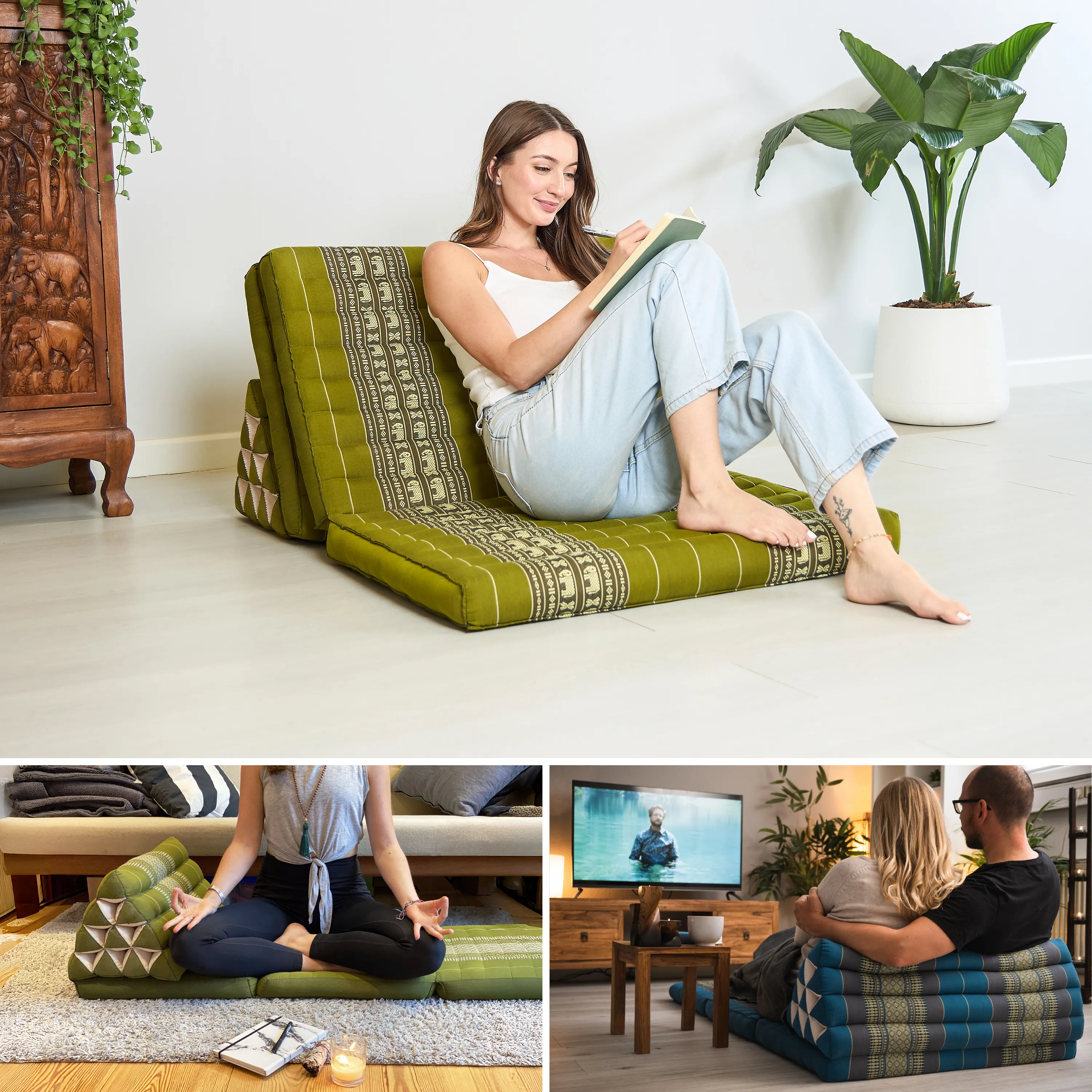 Kapok Thai Cushion XXL Wide
