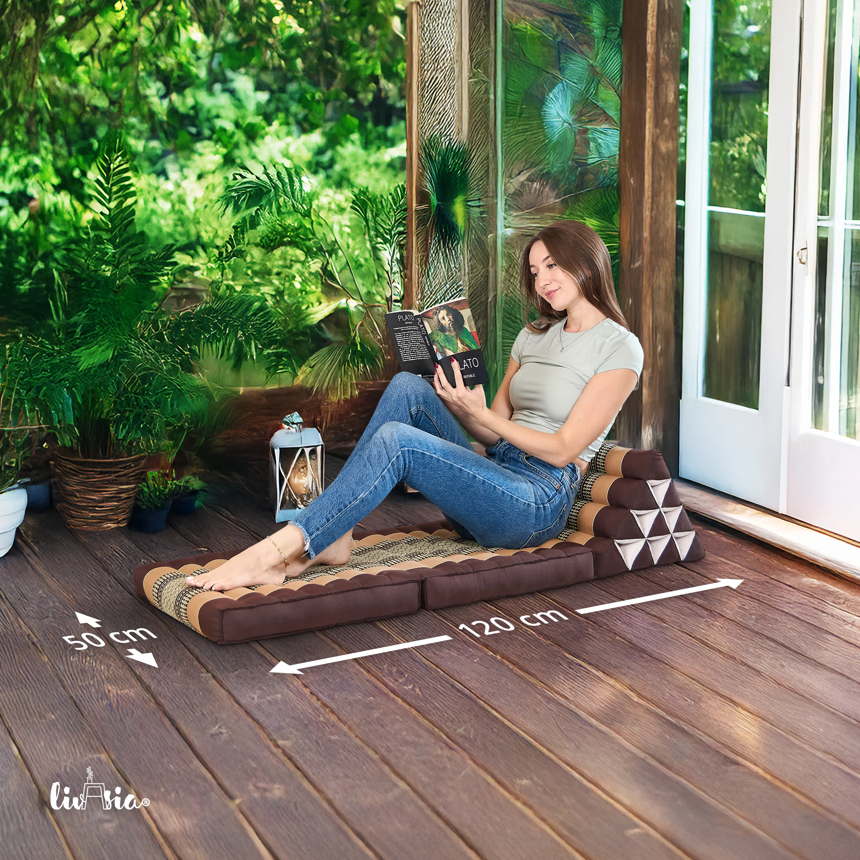 Kapok Thai Cushion 2 Fold
