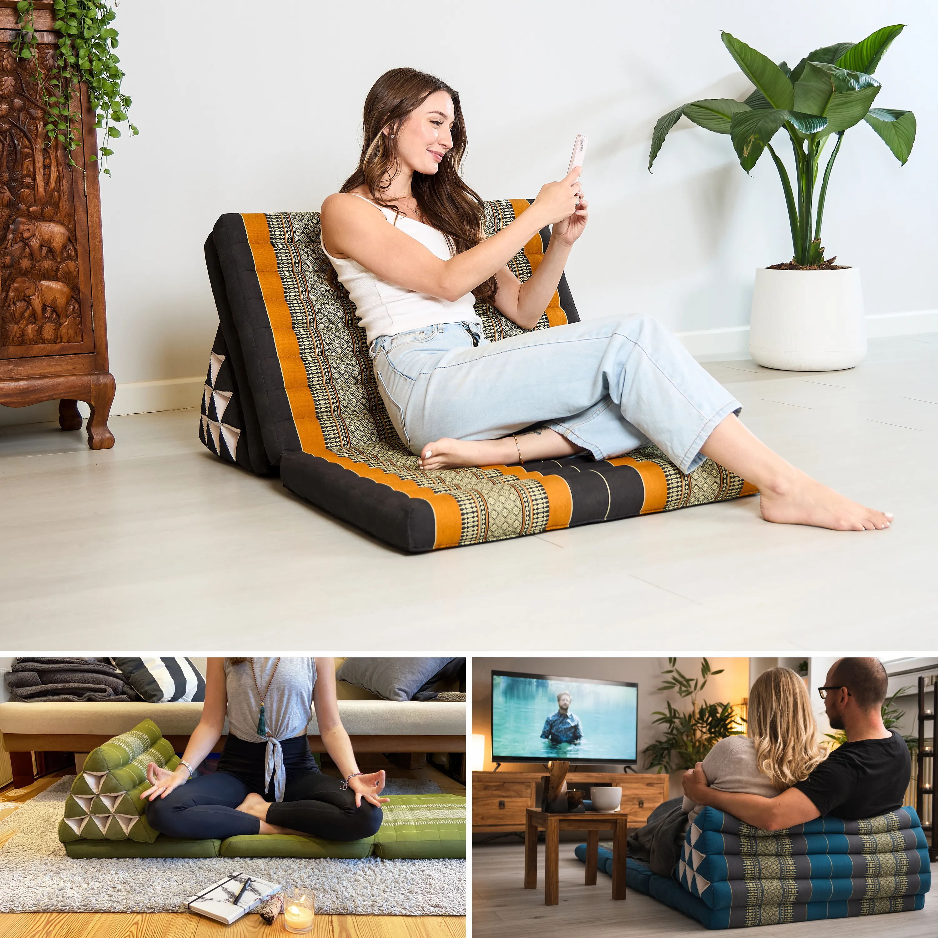 Kapok Thai Cushion XXL Wide