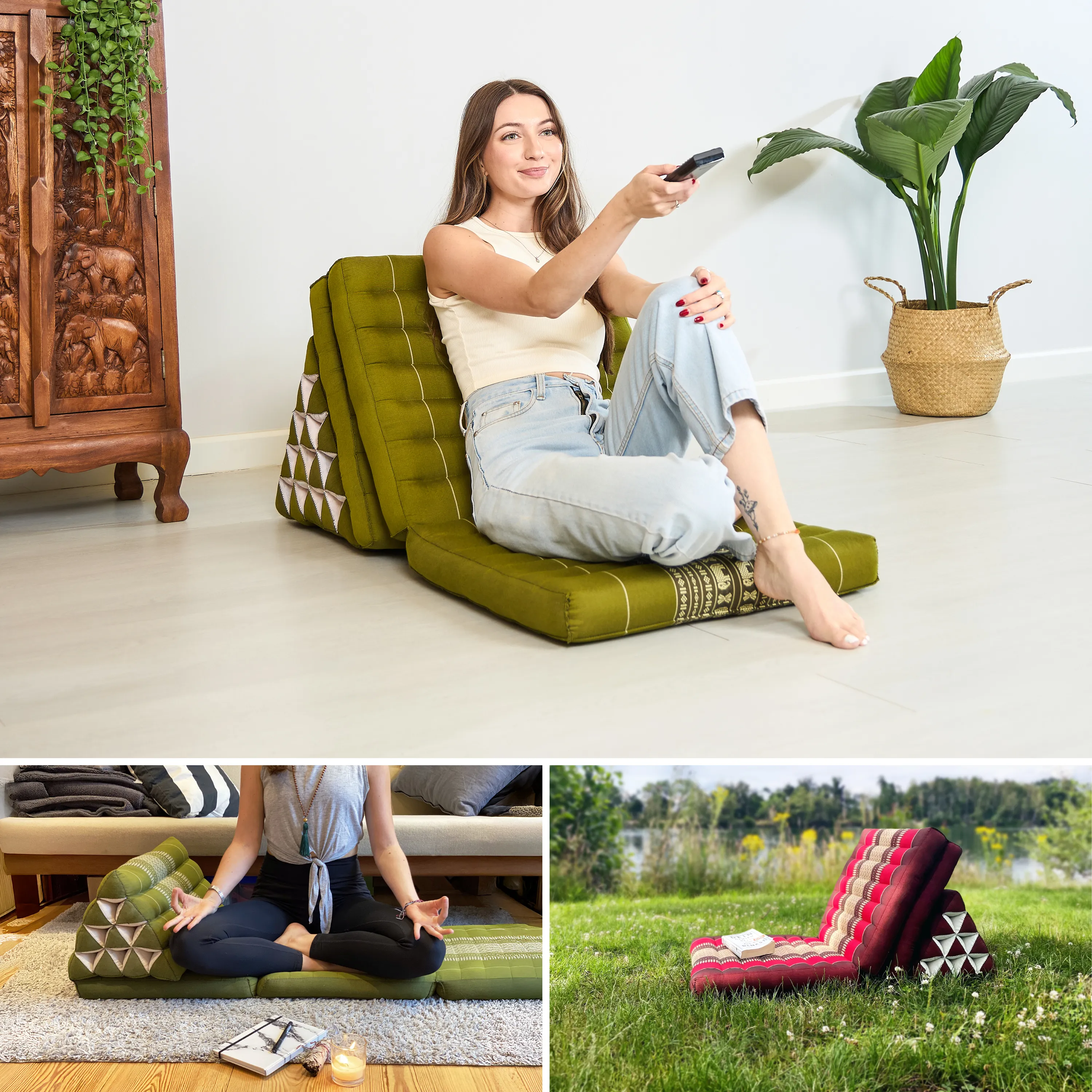 Kapok Thai Cushion XXL Tall