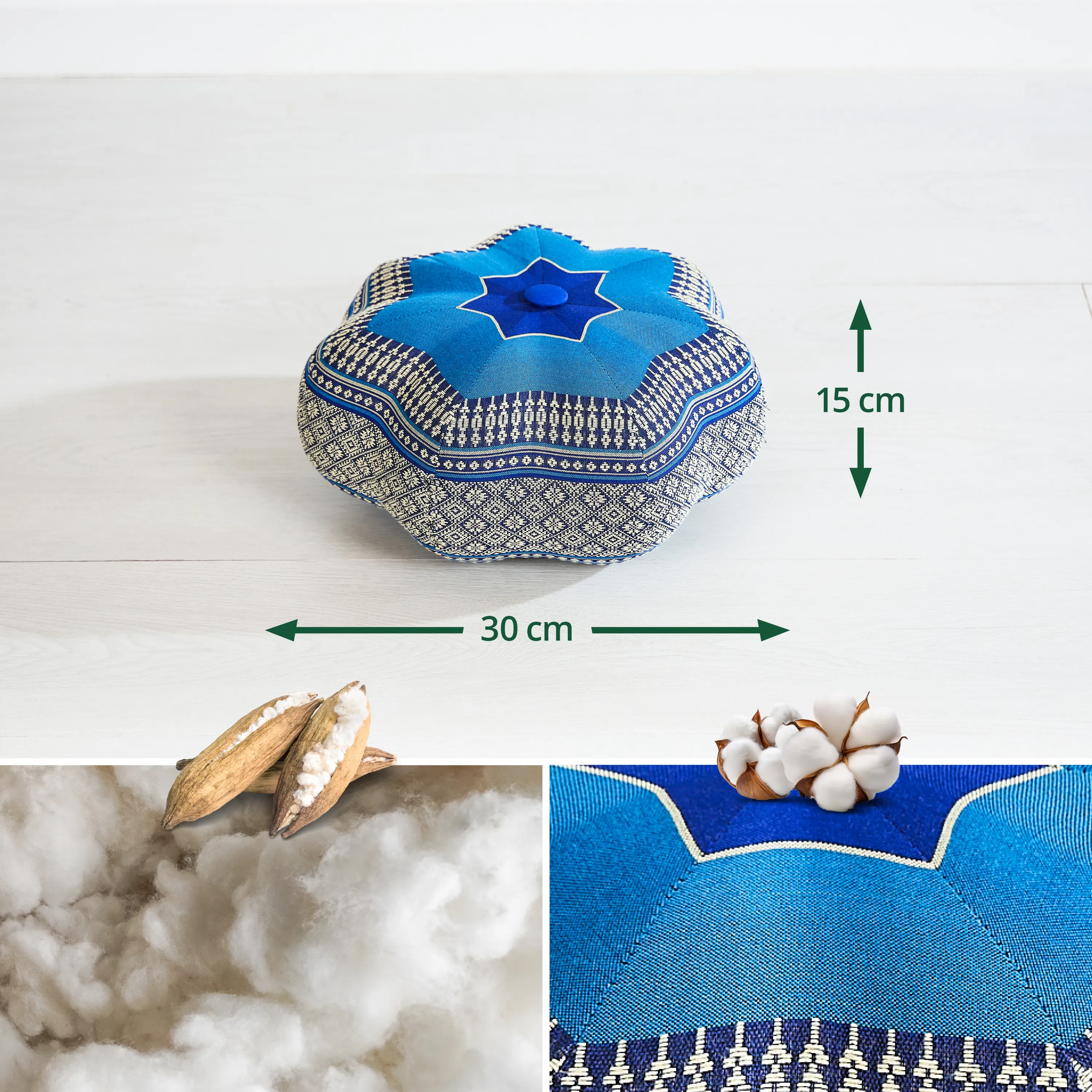 Kapok Zafu Cushion Star Small