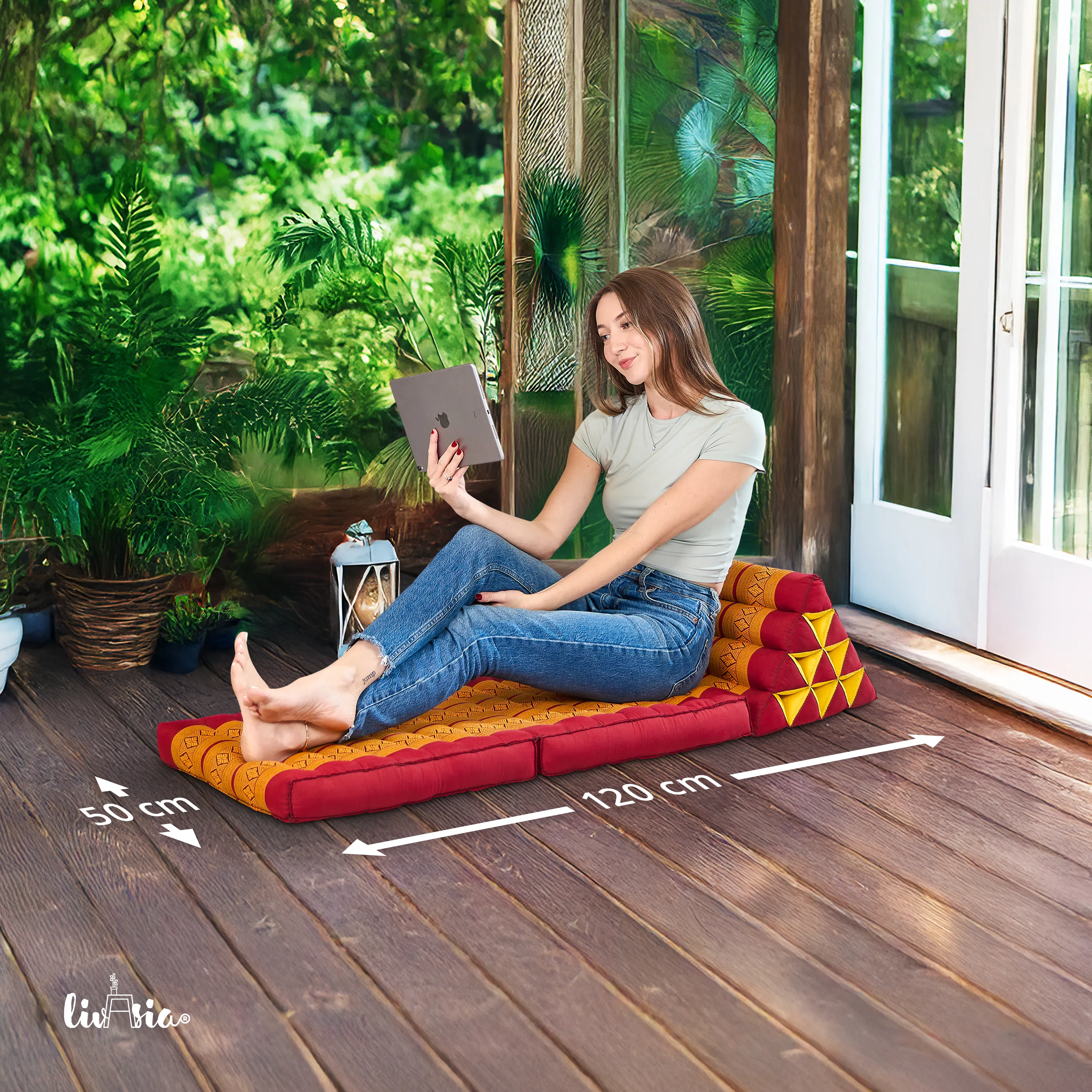 Kapok Thai Cushion 2 Fold