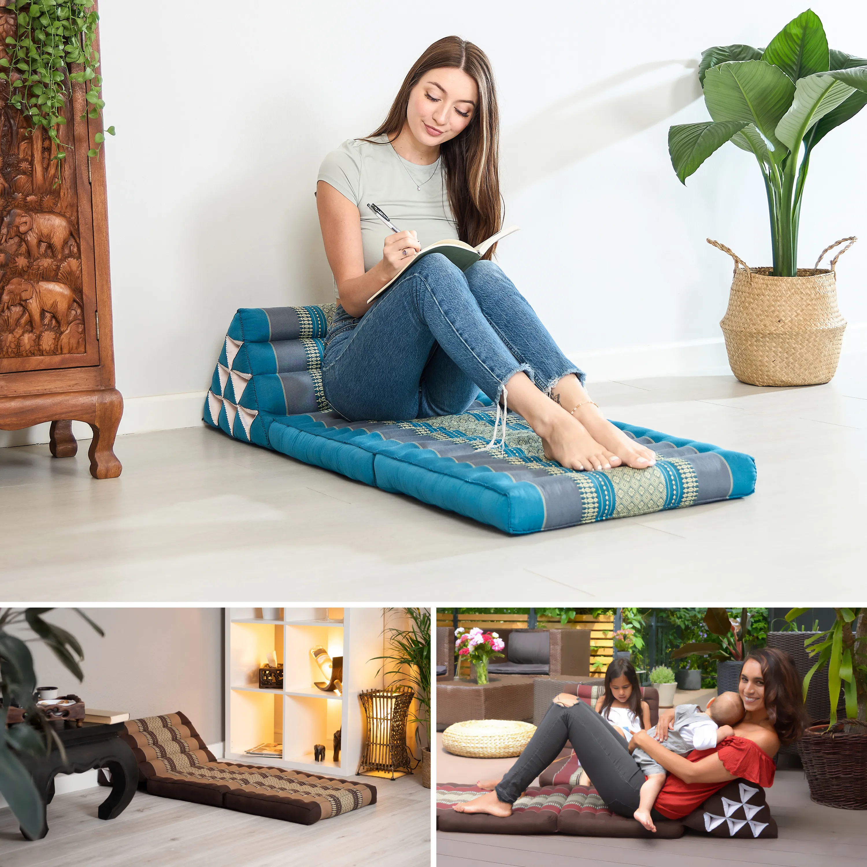 Kapok Thai Cushion 2 Fold