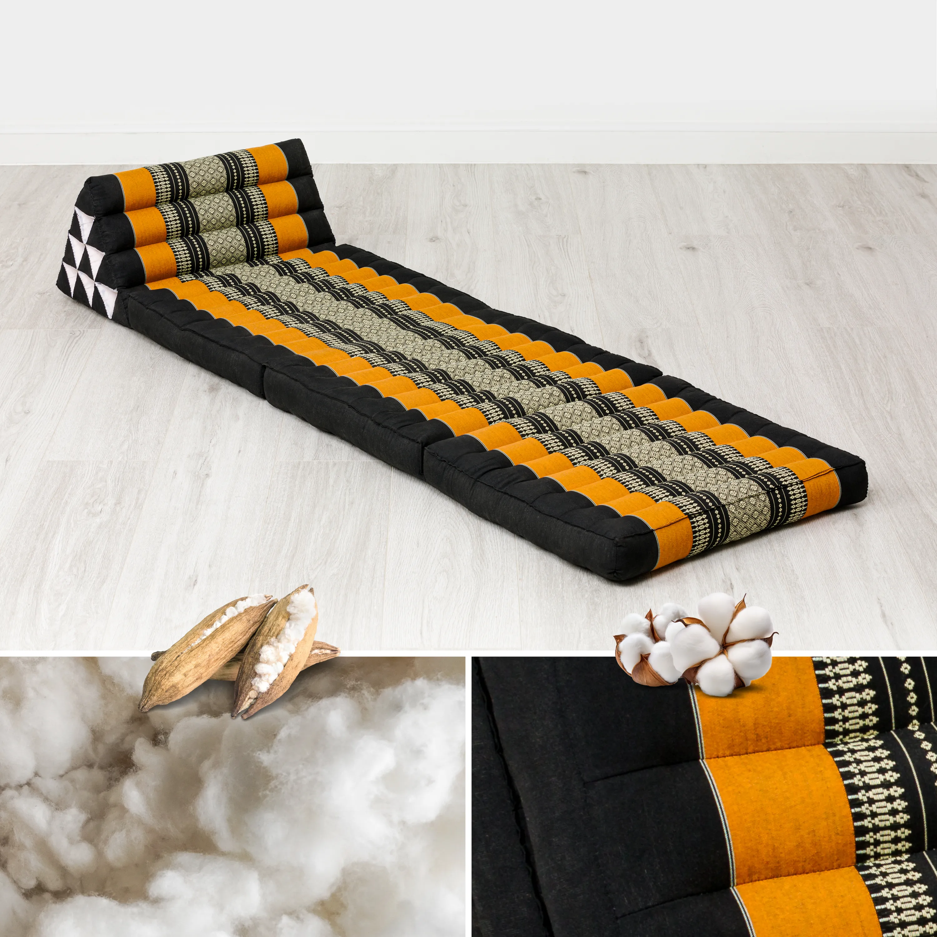 Kapok Thai Cushion 3 Fold, Classic