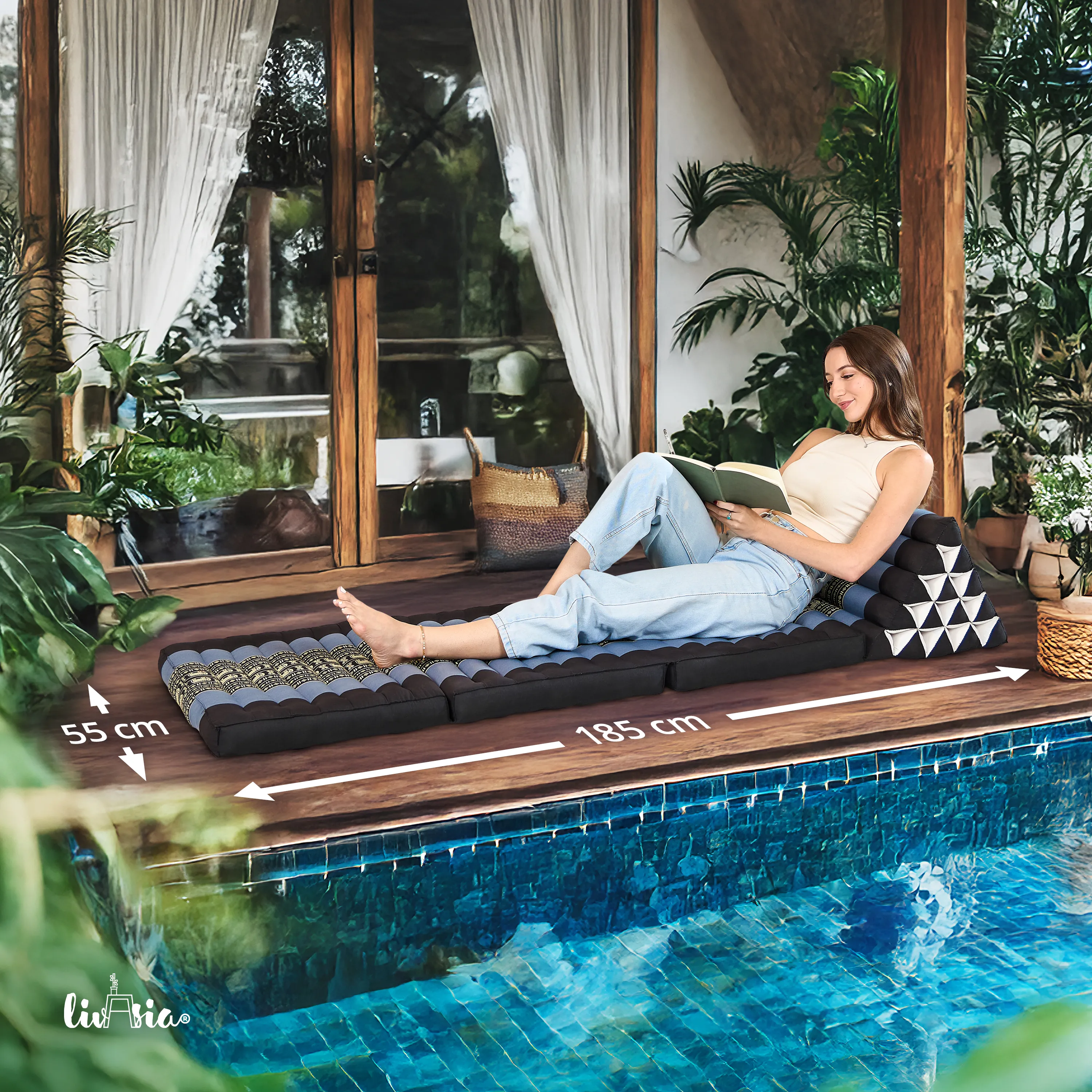 Kapok Thai Cushion XXL Tall
