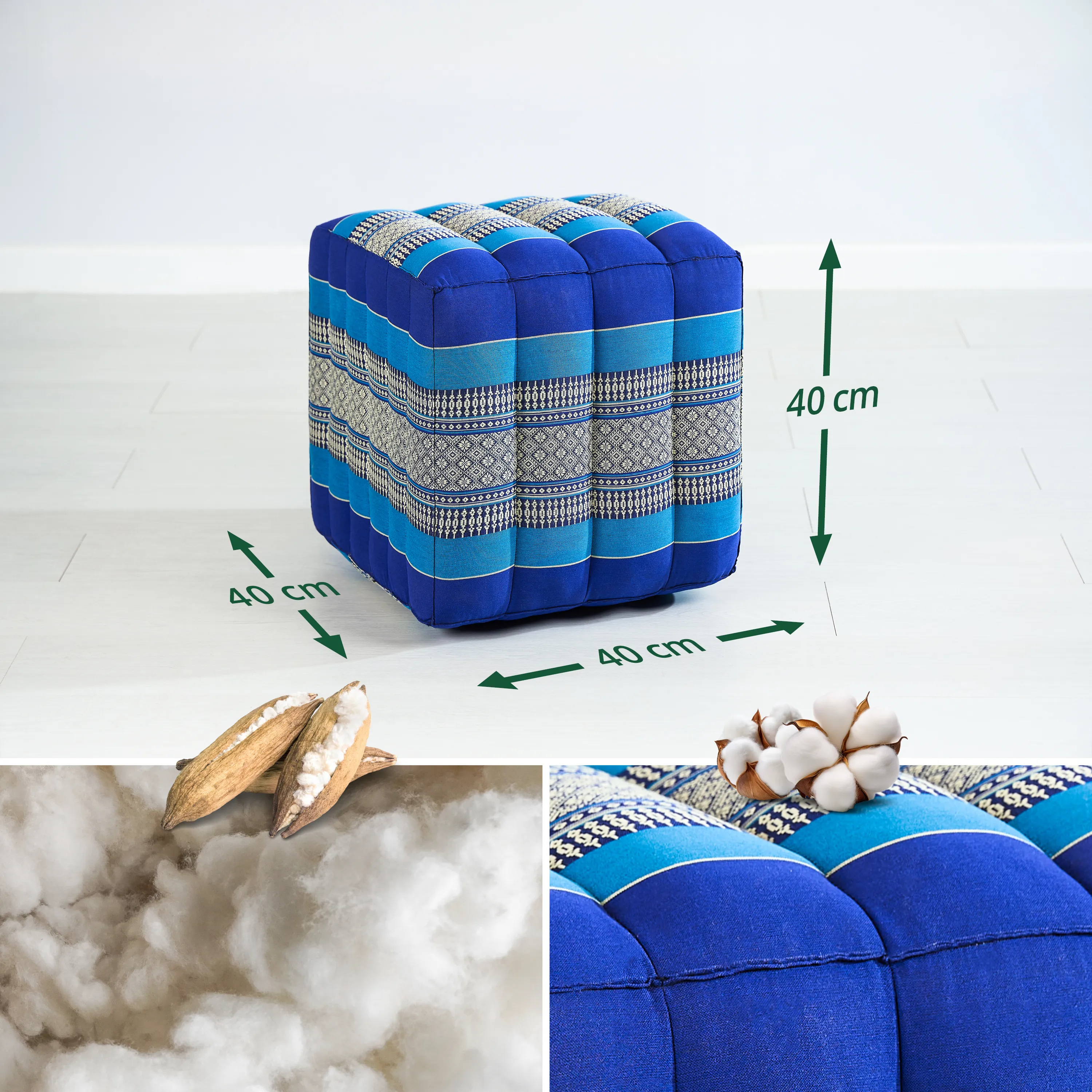 Kapok Cube Cushion