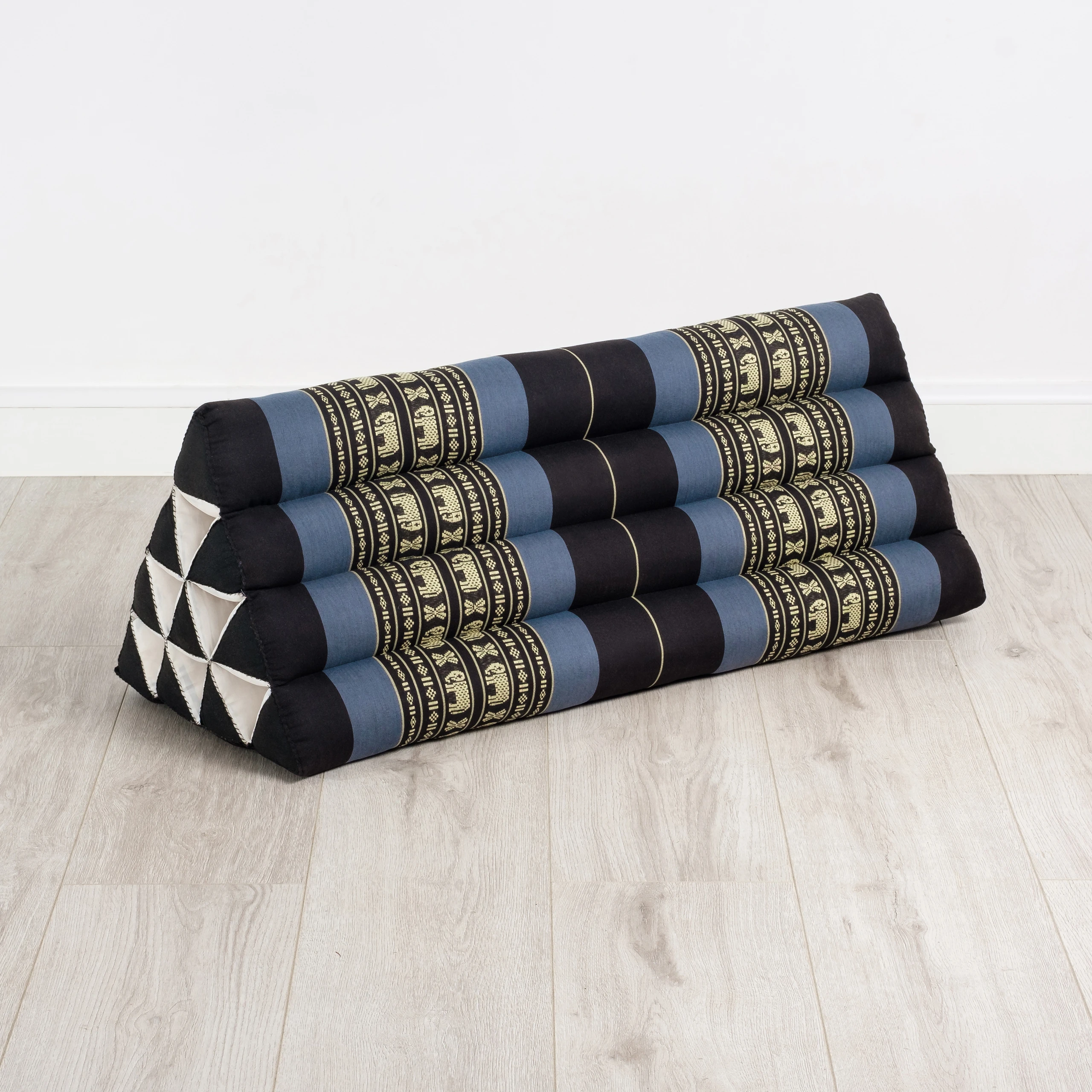 Thaikissen-ohne-breit_02-blau-Elefanten_1018363600_1_frei Kapok Triangle Cushion Wide