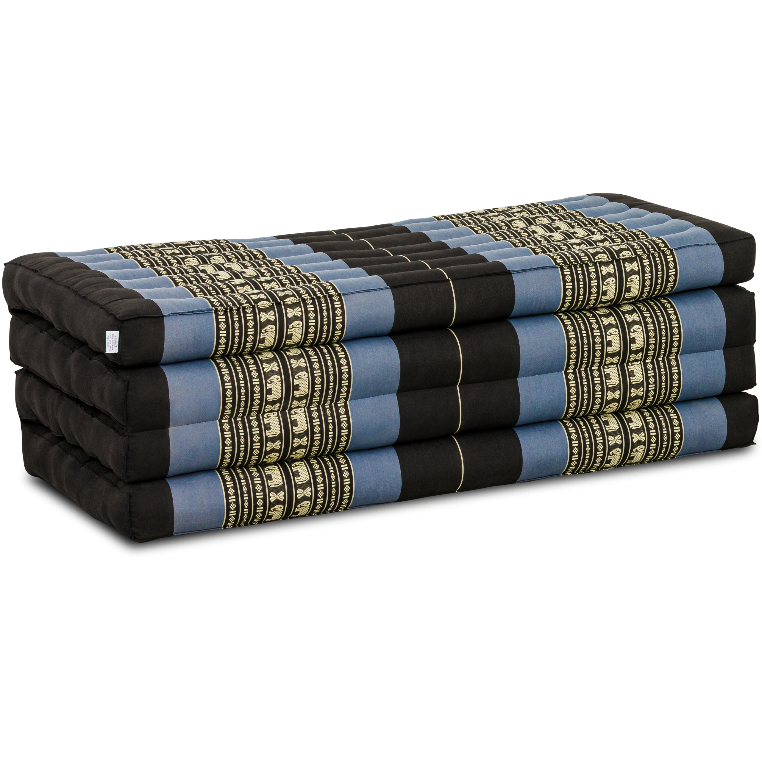Klappmatratze-110_02_blau-Elefanten_1024512079_1_frei Kapok Folding Mattress, 110 cm wide, Classic