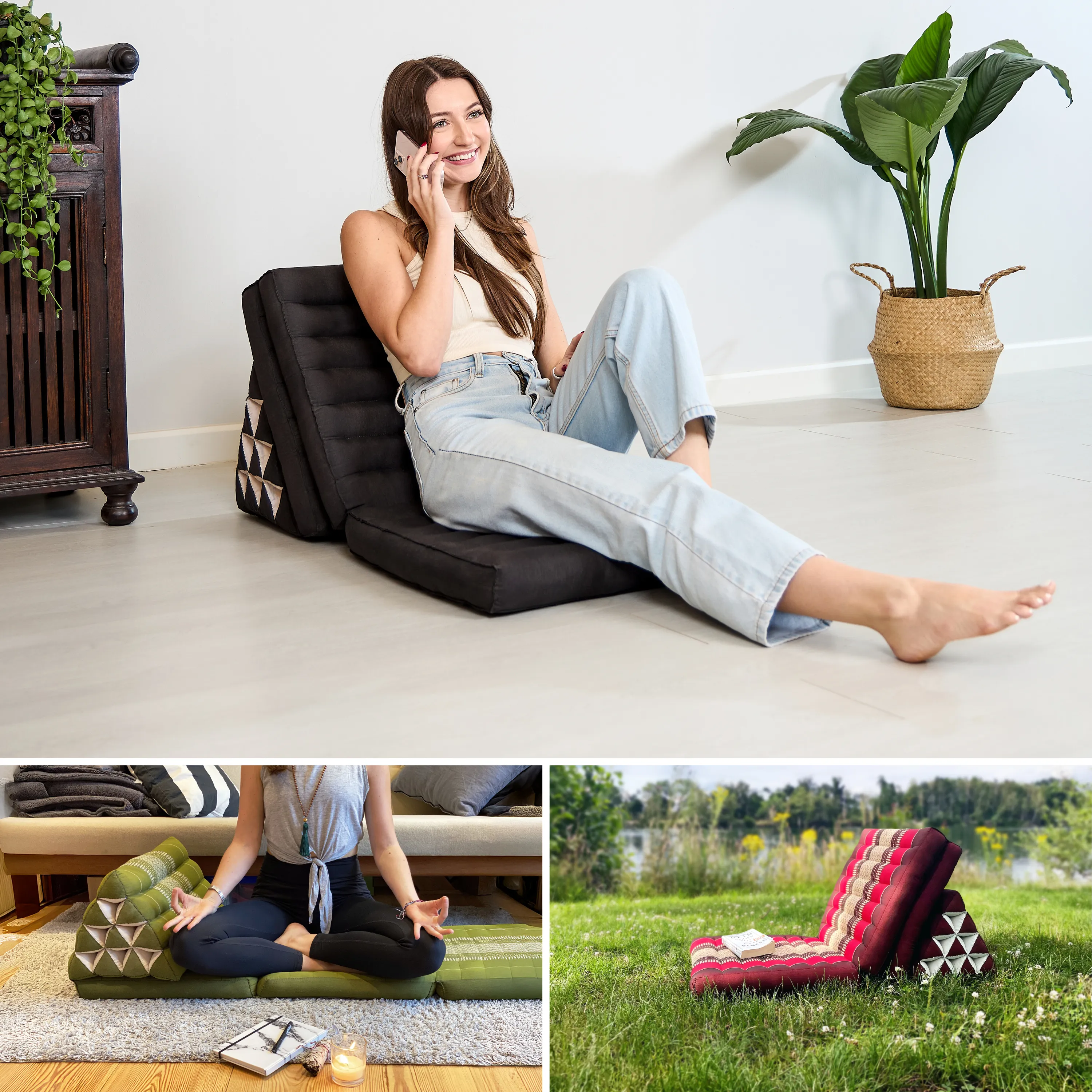 Kapok Thai Cushion 3 Fold, Basic