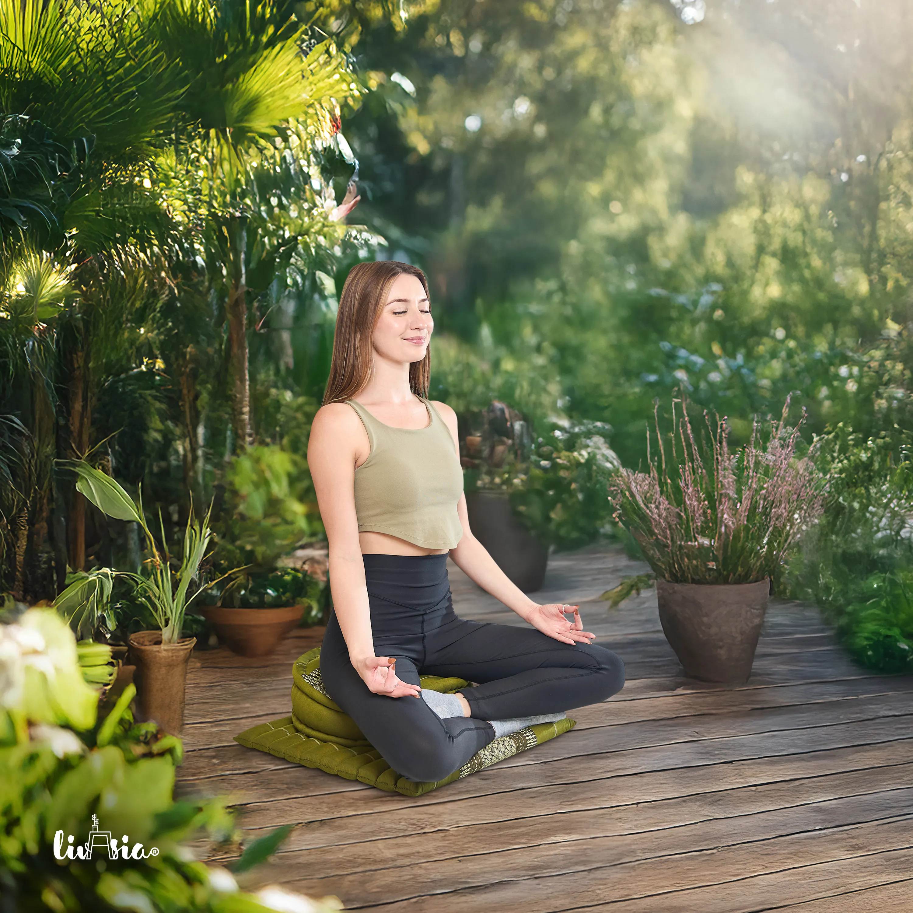 Kapok Meditation Cushion Set L
