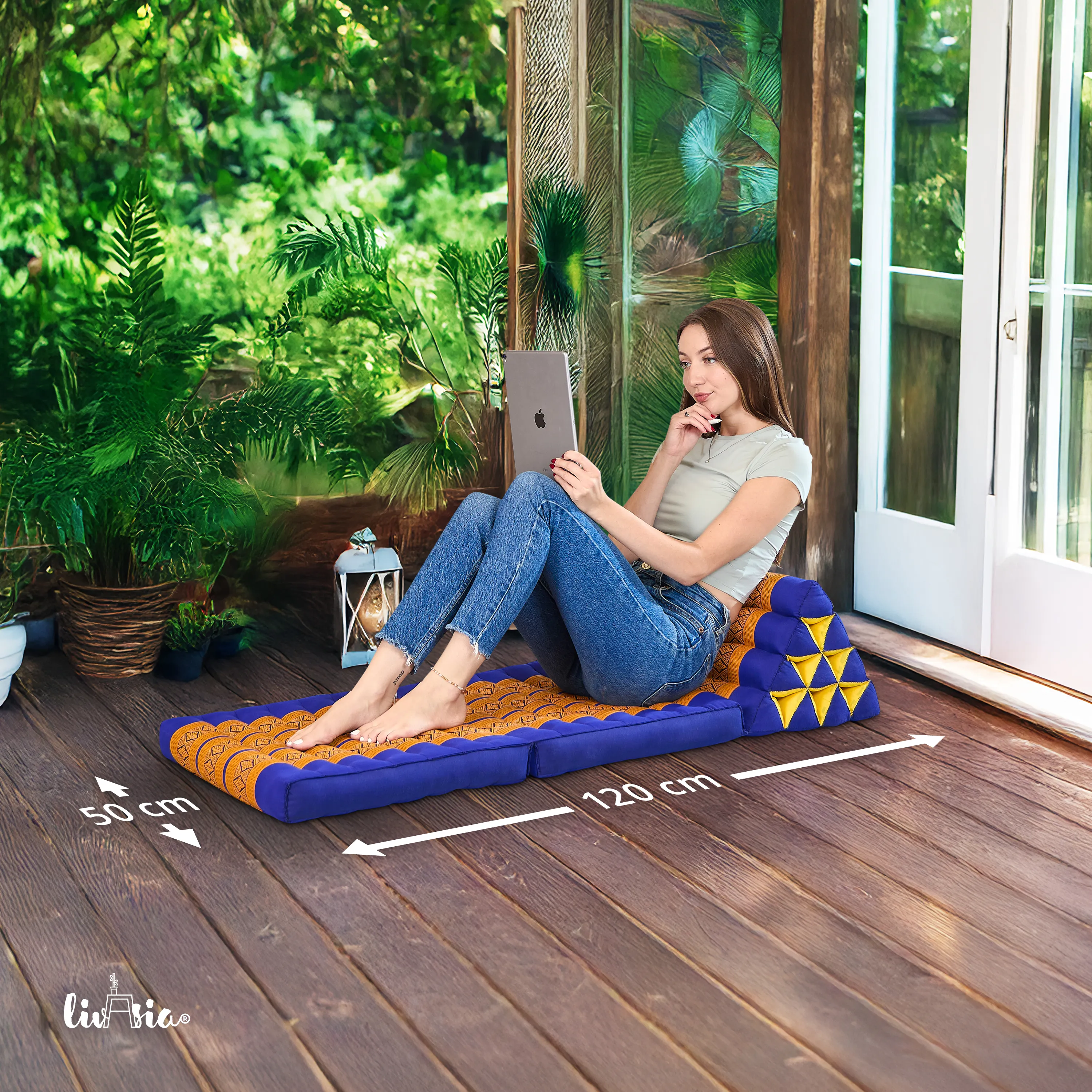 Kapok Thai Cushion 2 Fold