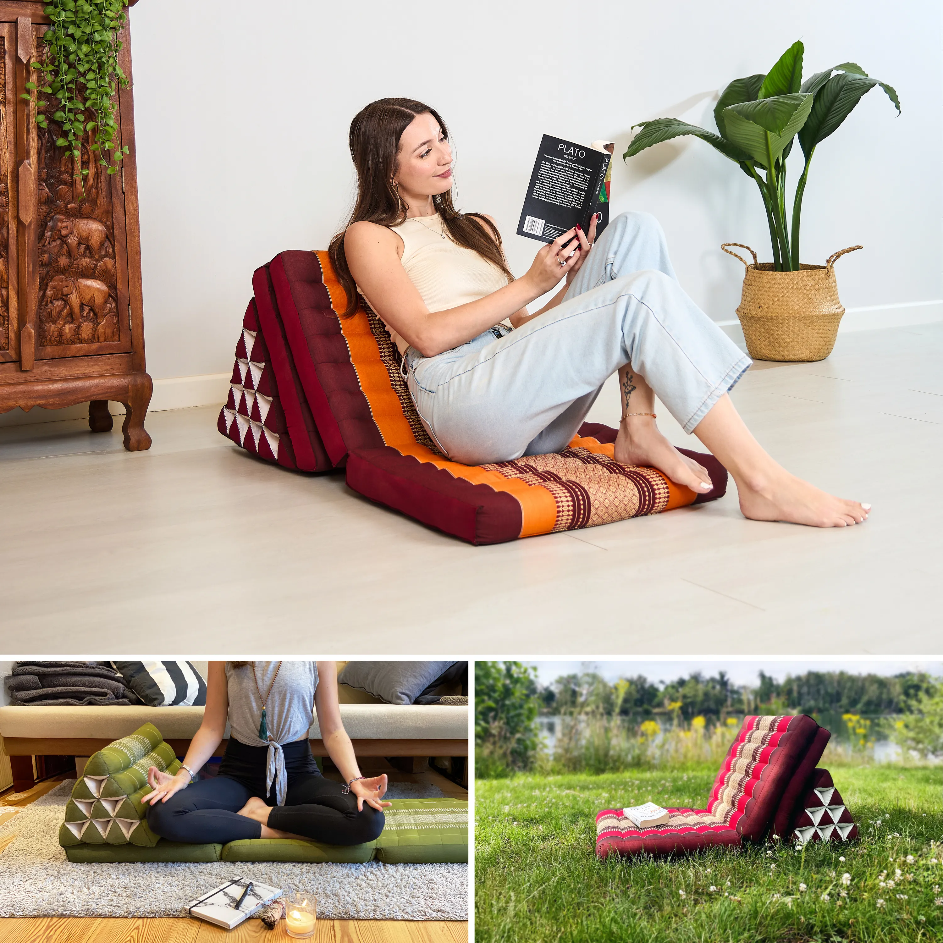 Kapok Thai Cushion XXL Tall