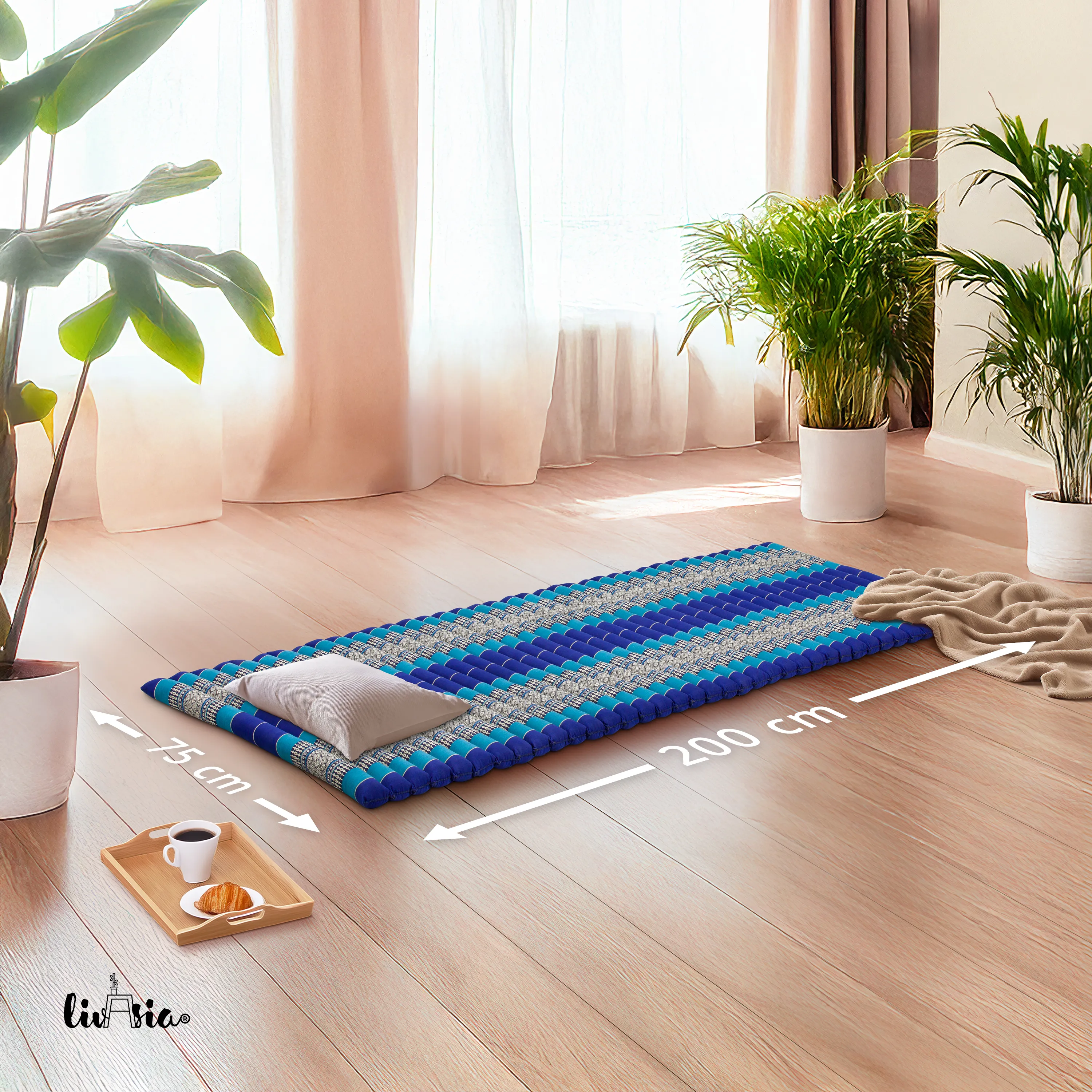 Kapok Roll Mat, 75 cm wide