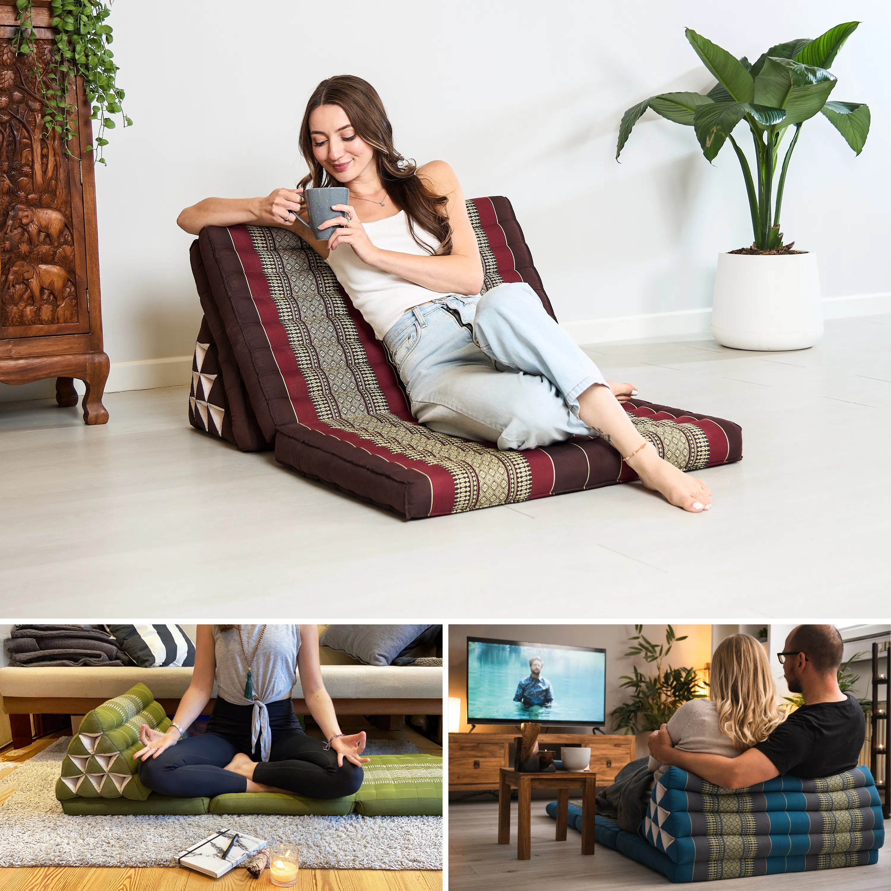 Kapok Thai Cushion XXL Wide