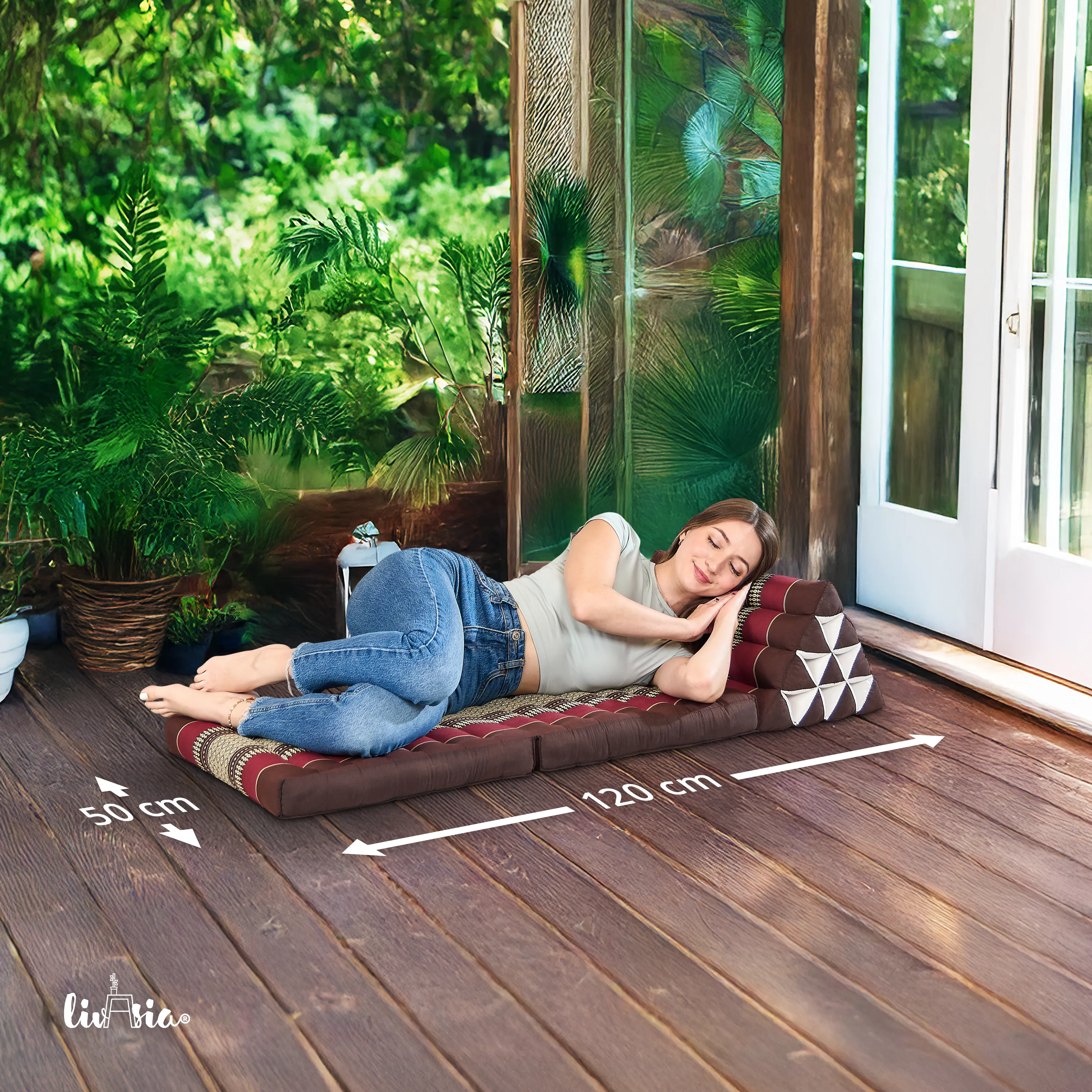 Kapok Thai Cushion 2 Fold