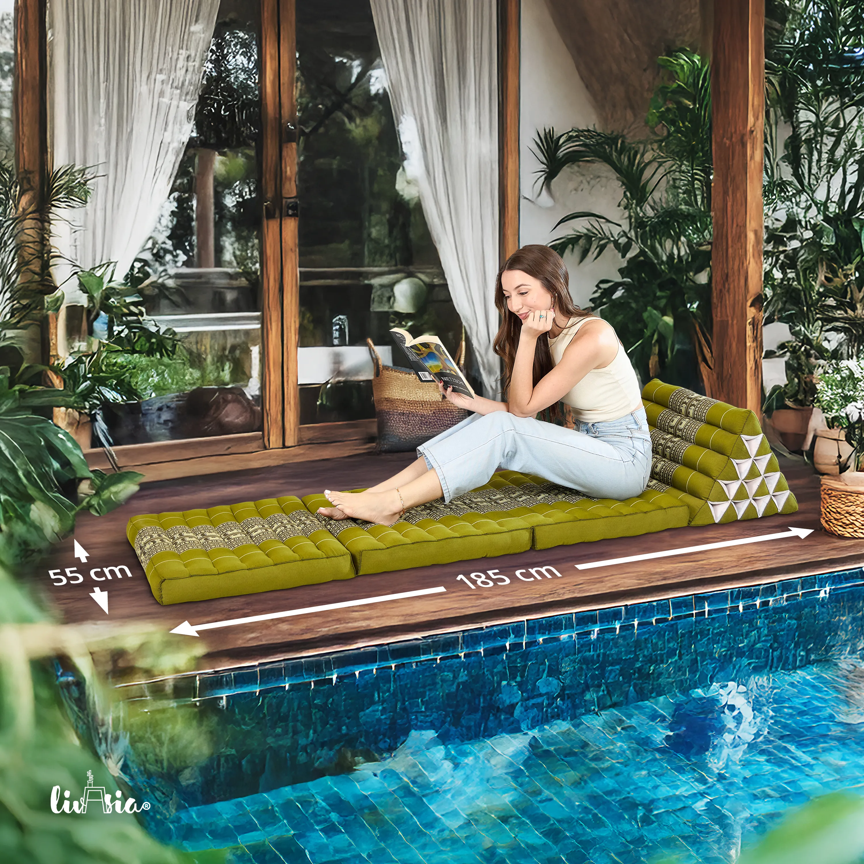 Kapok Thai Cushion XXL Tall