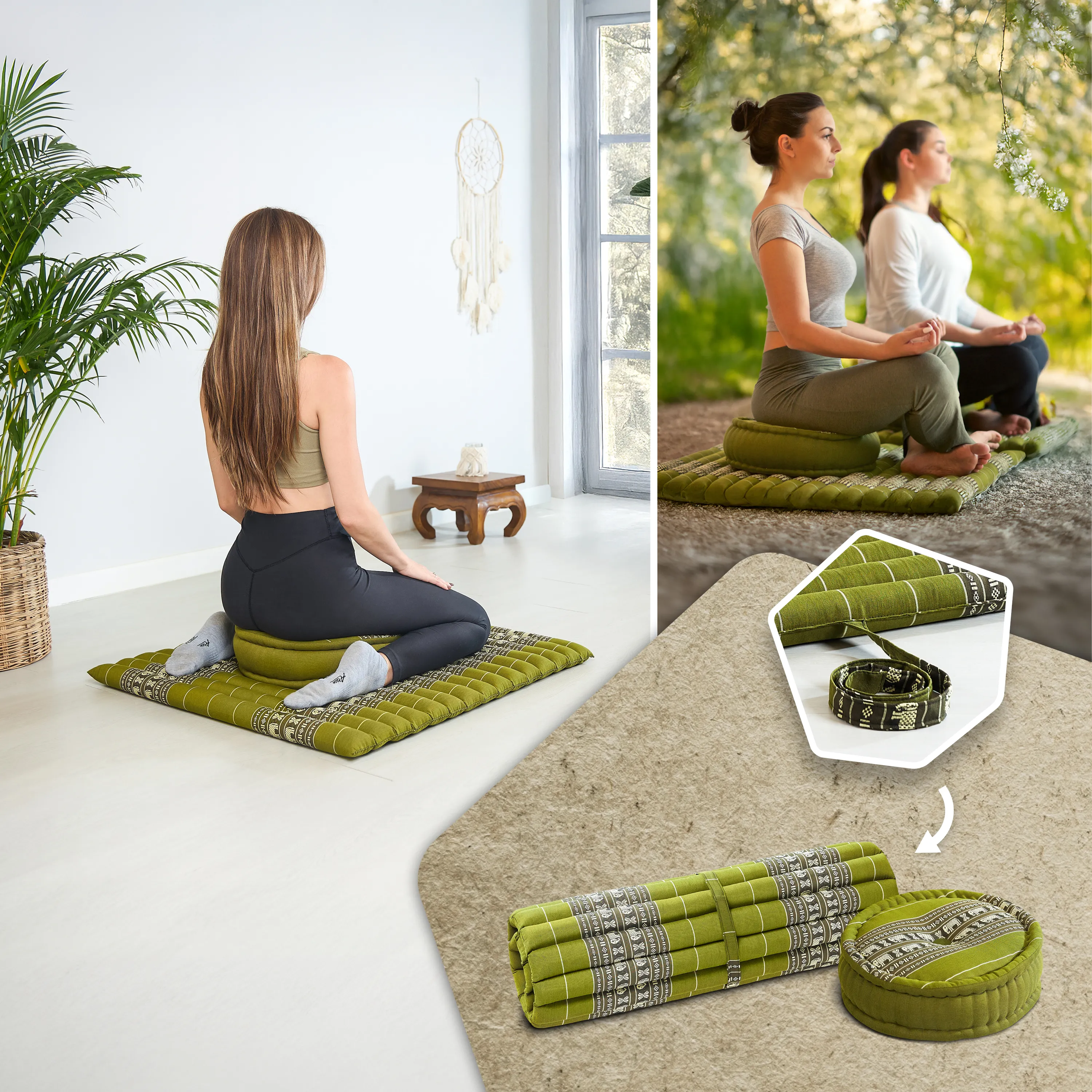 Kapok Meditation Cushion Set XL
