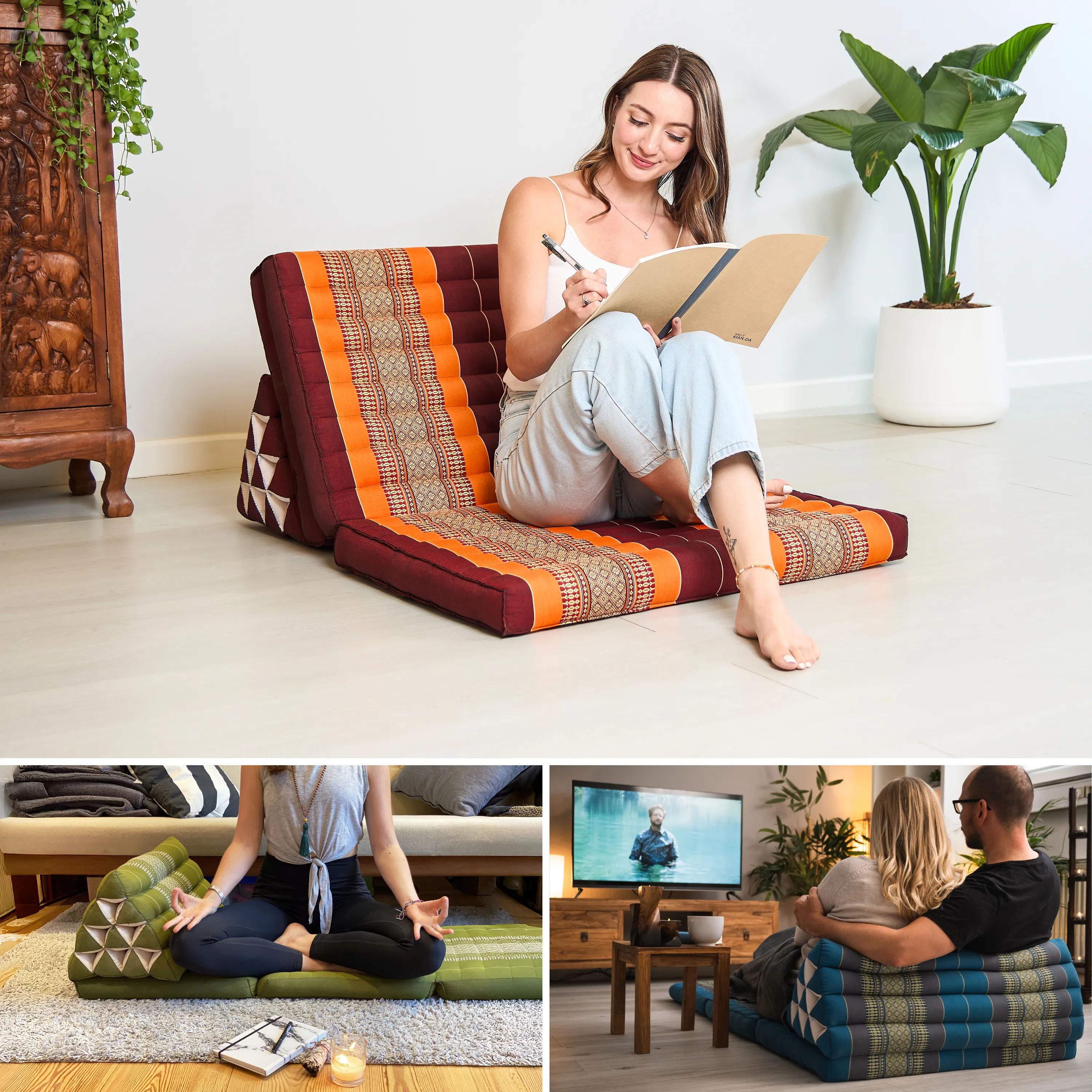 Kapok Thai Cushion XXL Wide