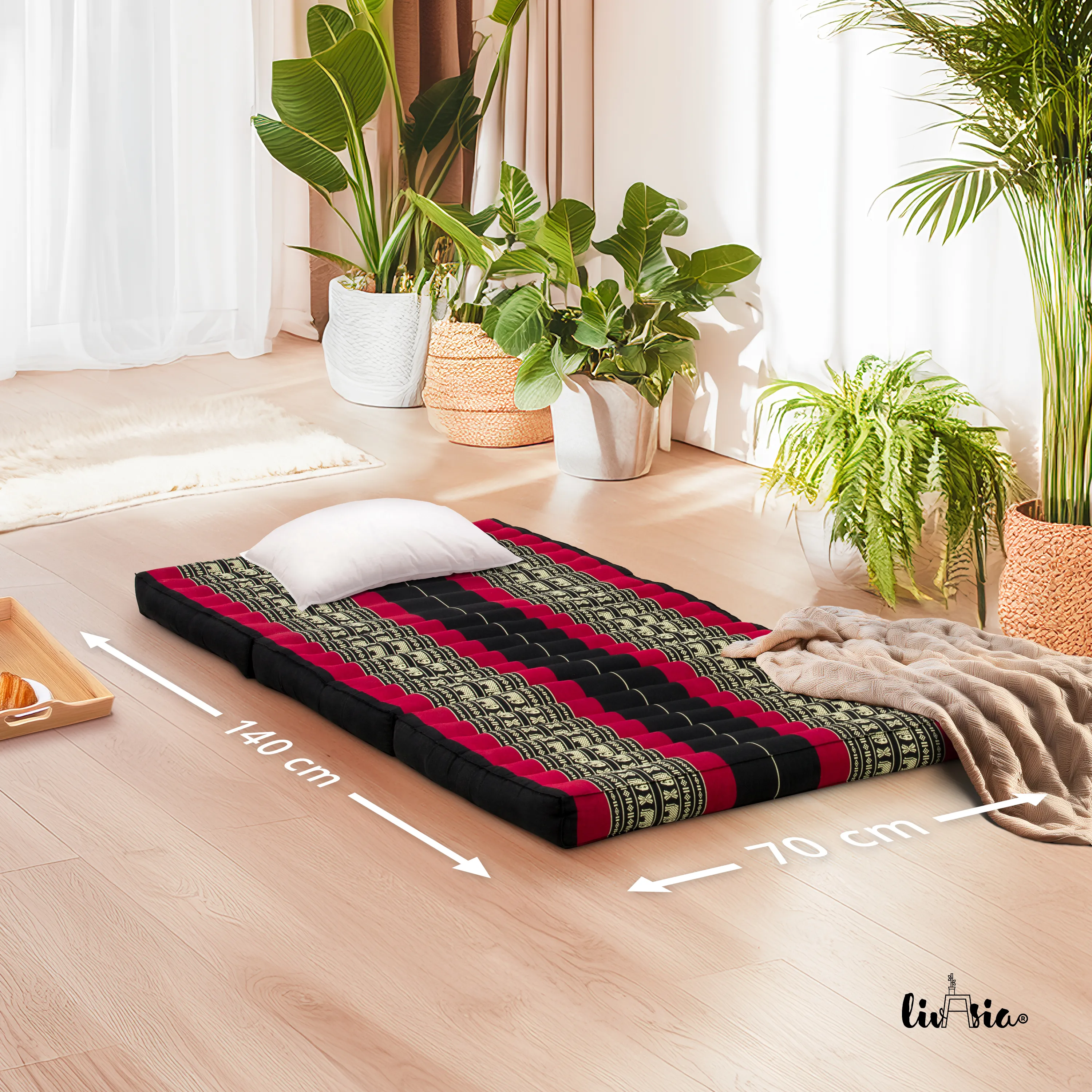 Kapok Folding Mattress for Kids, 70 cm wide