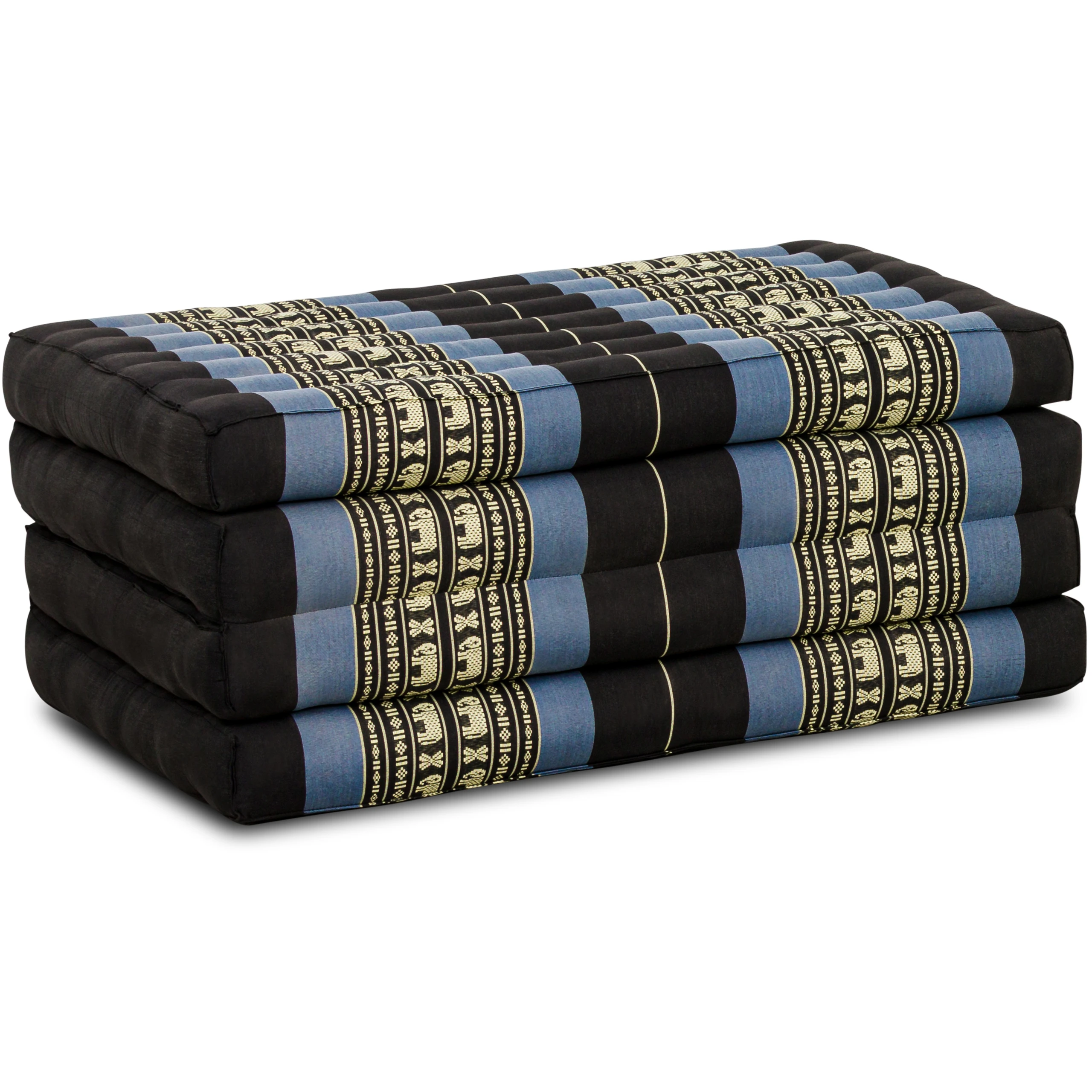 Klappmatratze-80_02-blau-Elefanten_1019113070_1_frei Kapok Folding Mattress, 80 cm wide, Classic