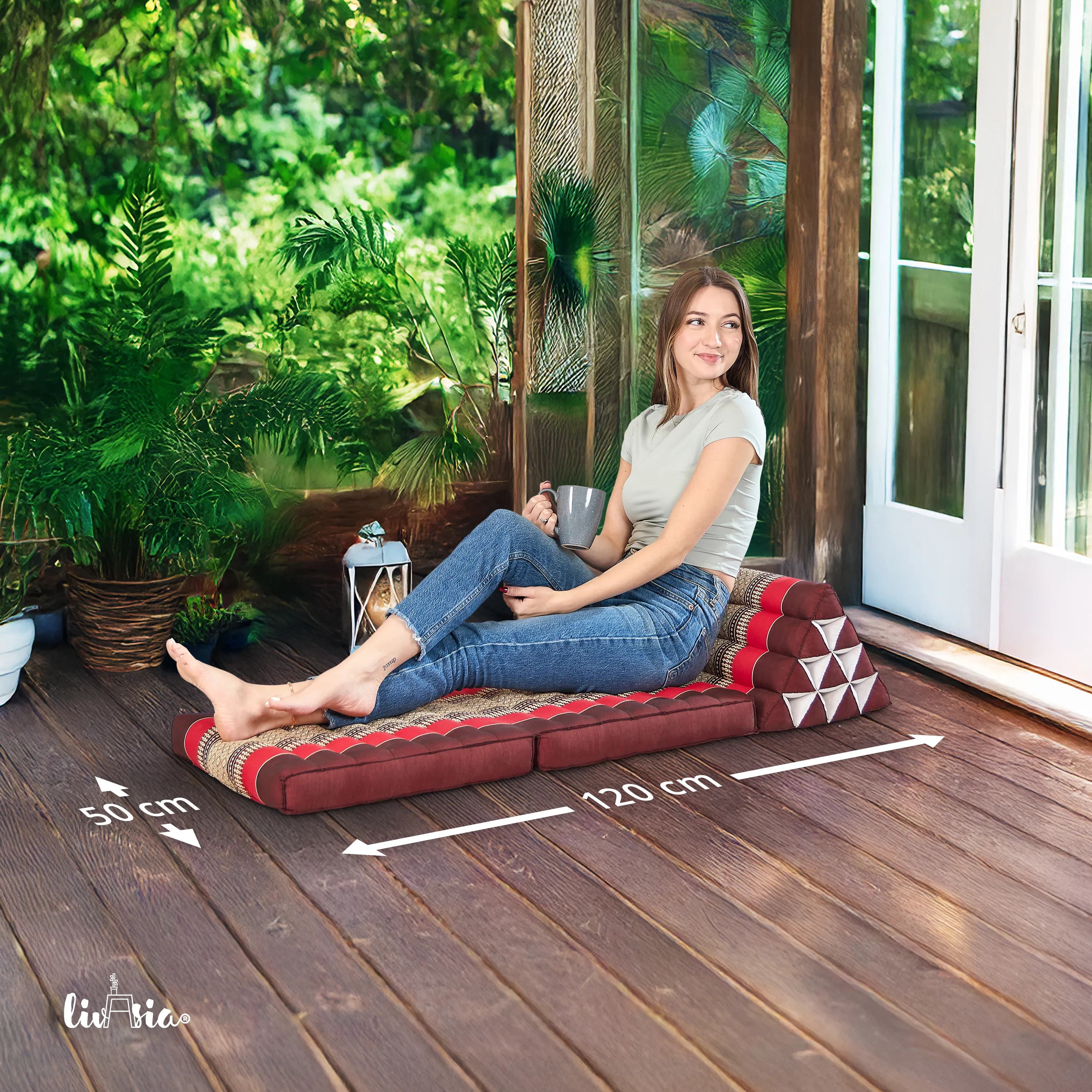 Kapok Thai Cushion 2 Fold