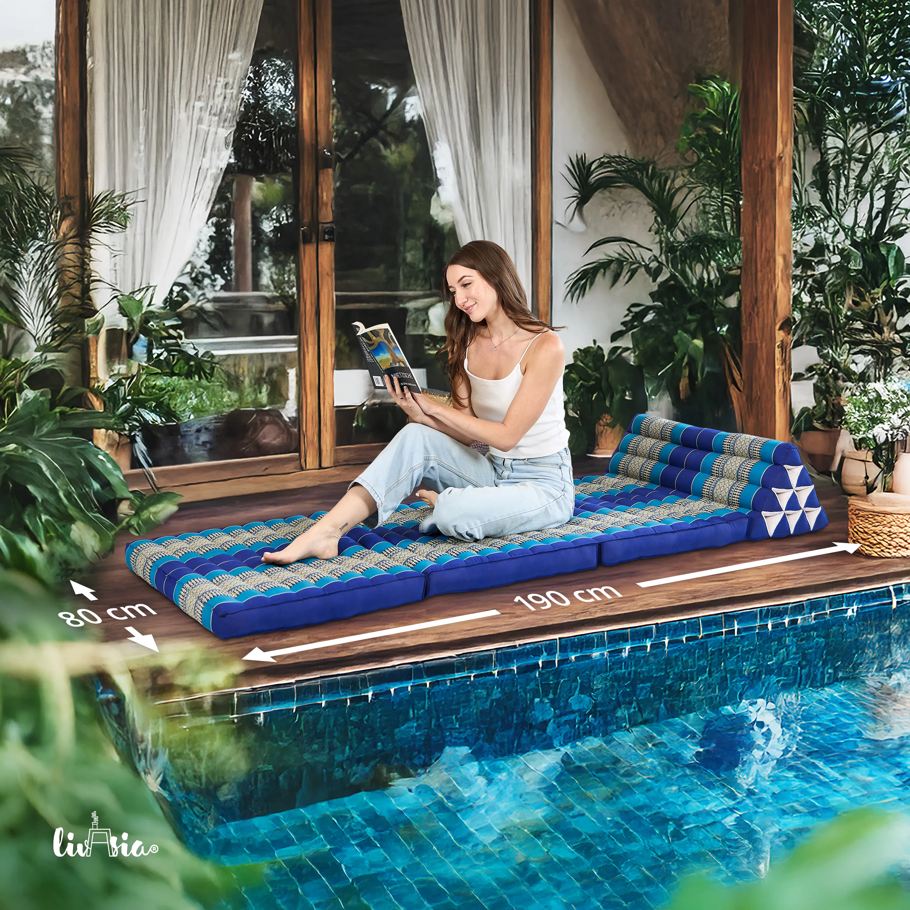 Kapok Thai Cushion XXL Wide