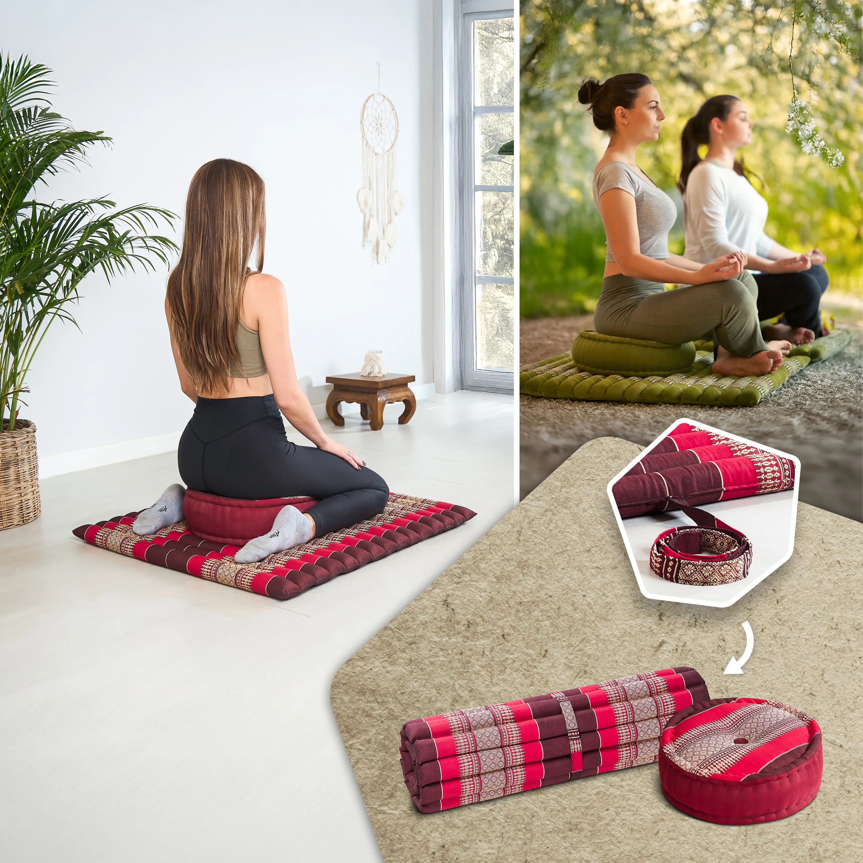 Kapok Meditation Cushion Set XL