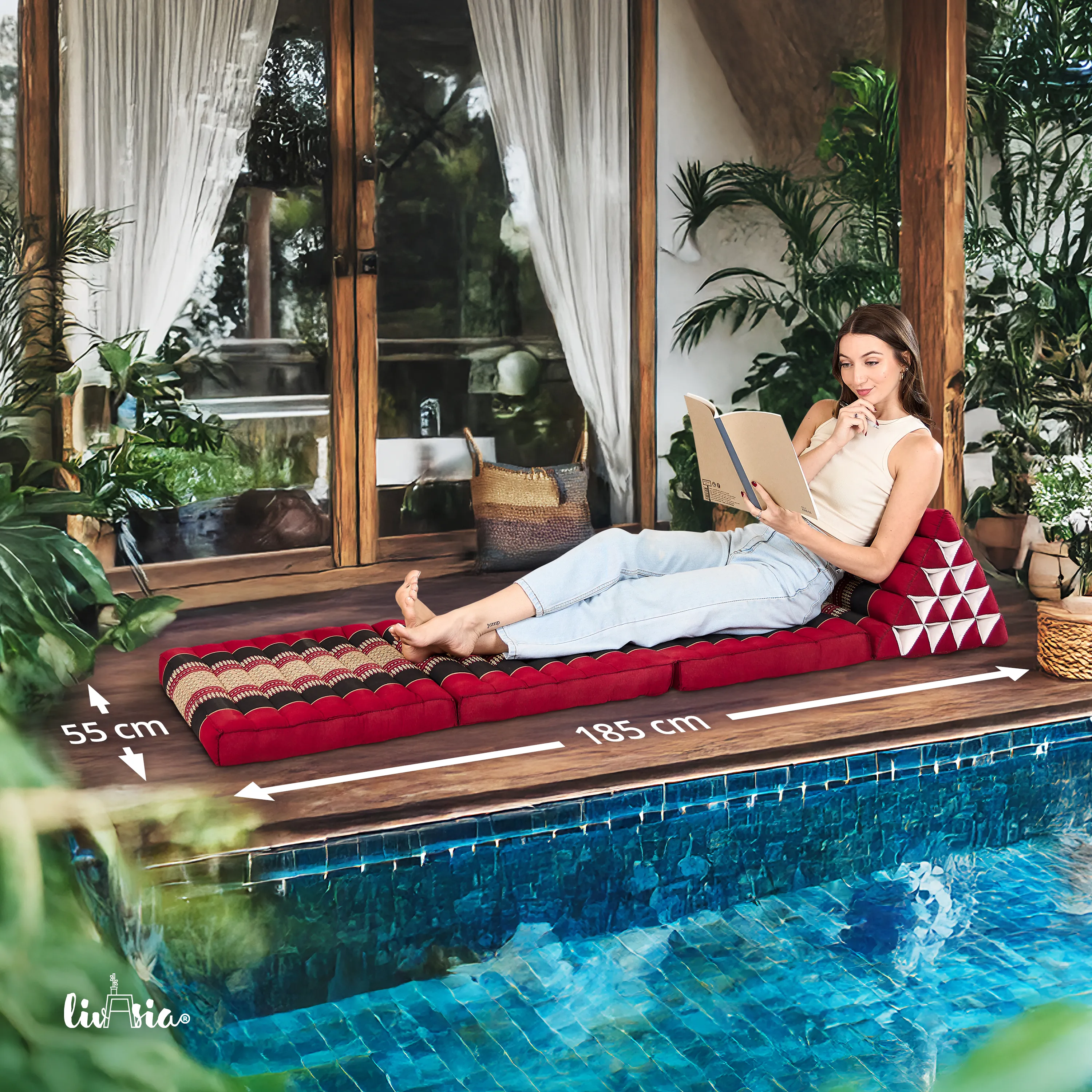 Kapok Thai Cushion XXL Tall