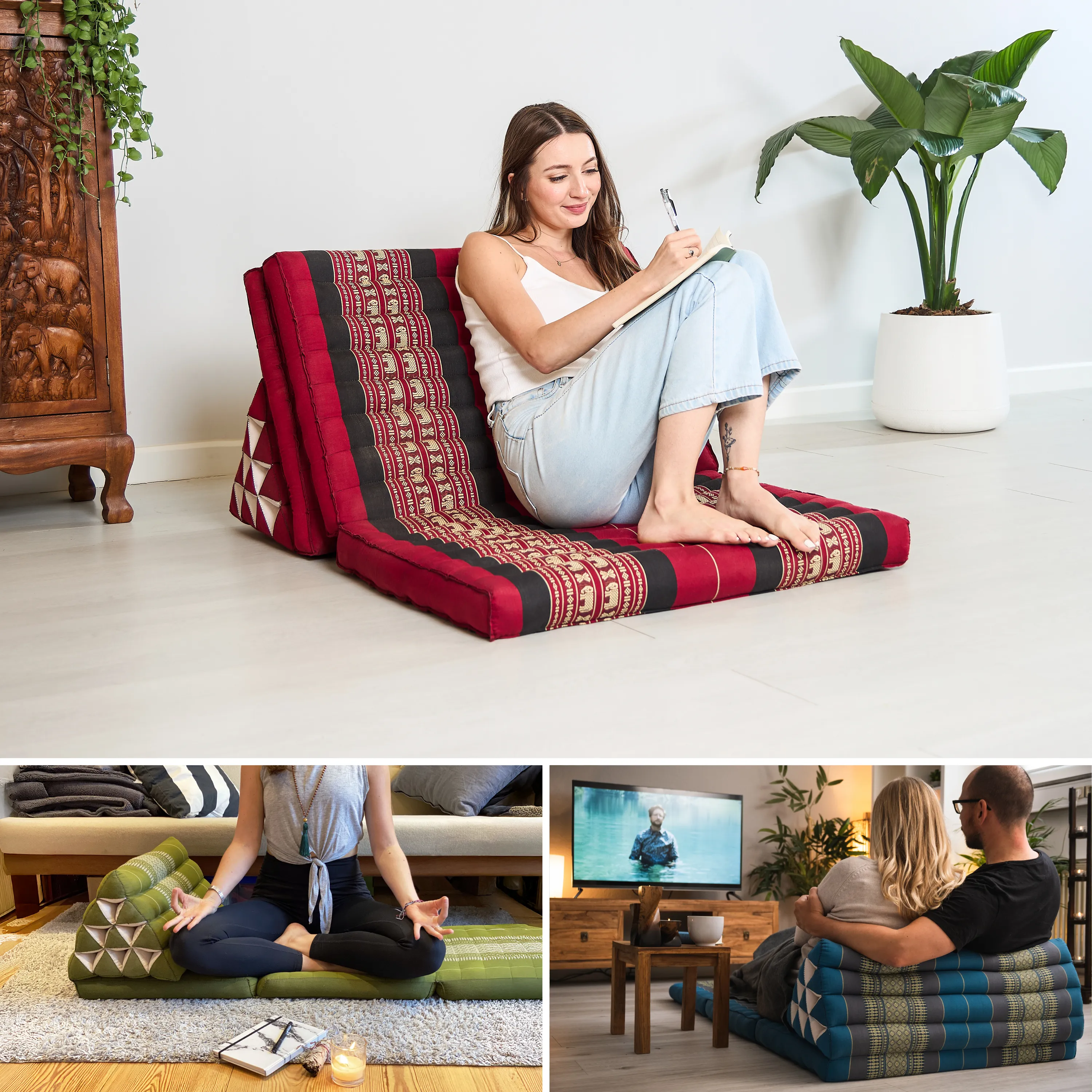 Kapok Thai Cushion XXL Wide