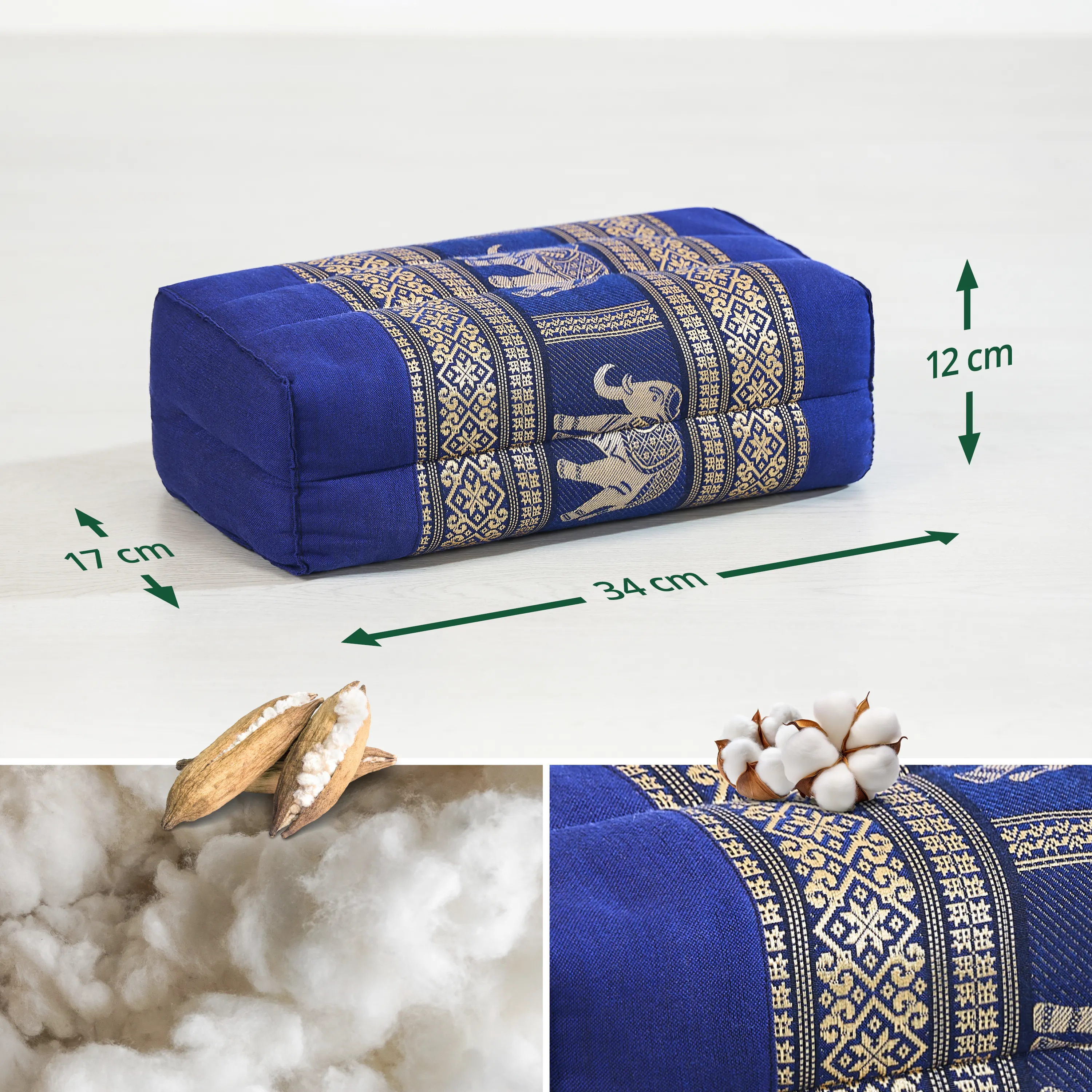 Kapok Support Cushion, Deluxe