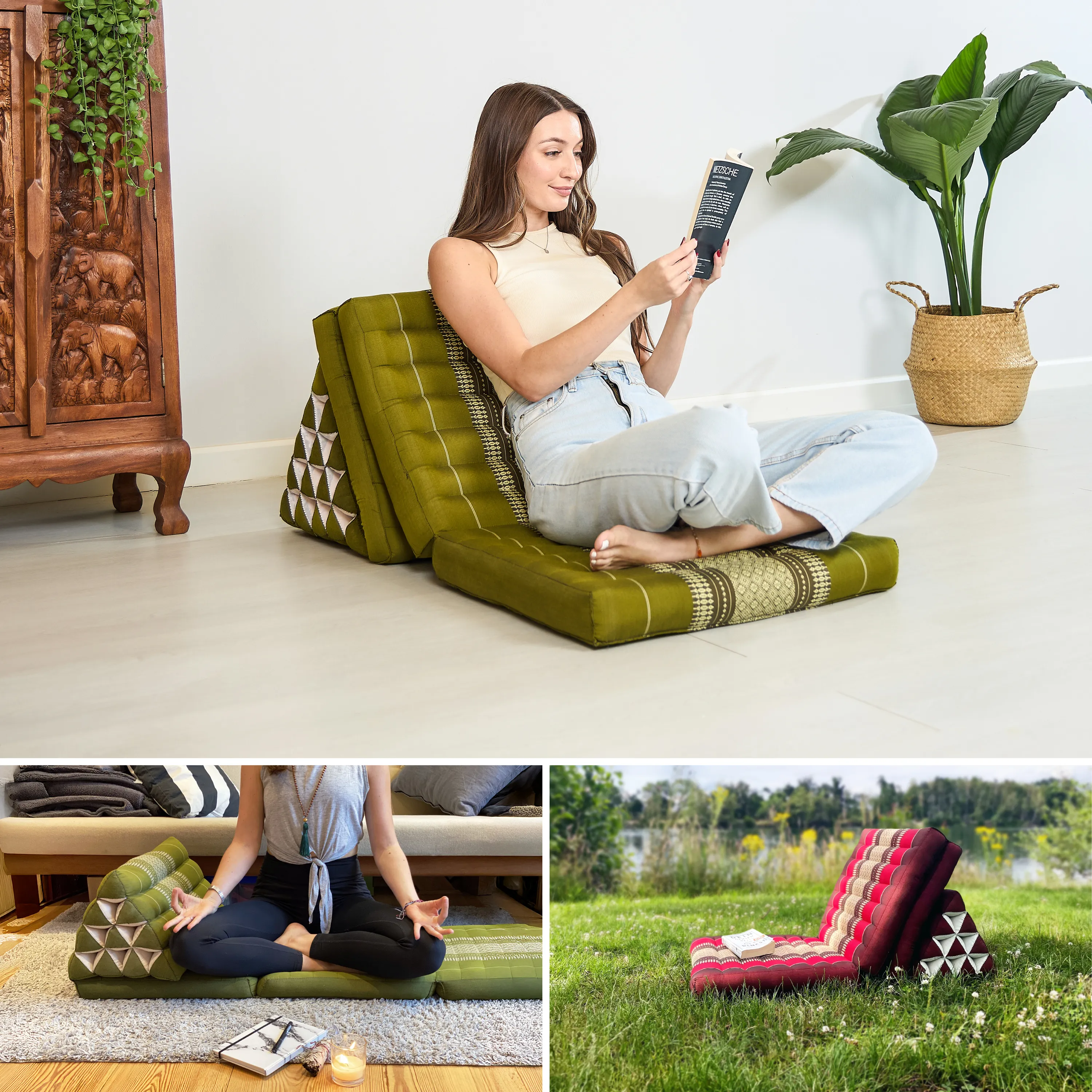 Kapok Thai Cushion XXL Tall