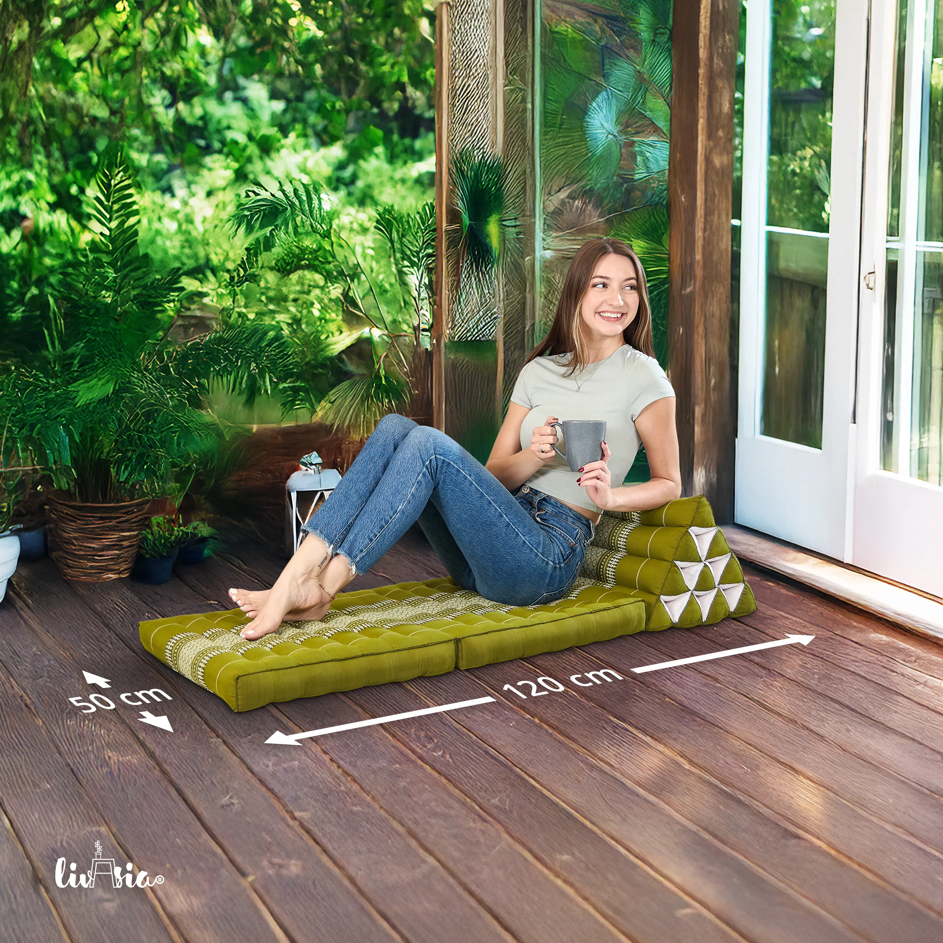 Kapok Thai Cushion 2 Fold