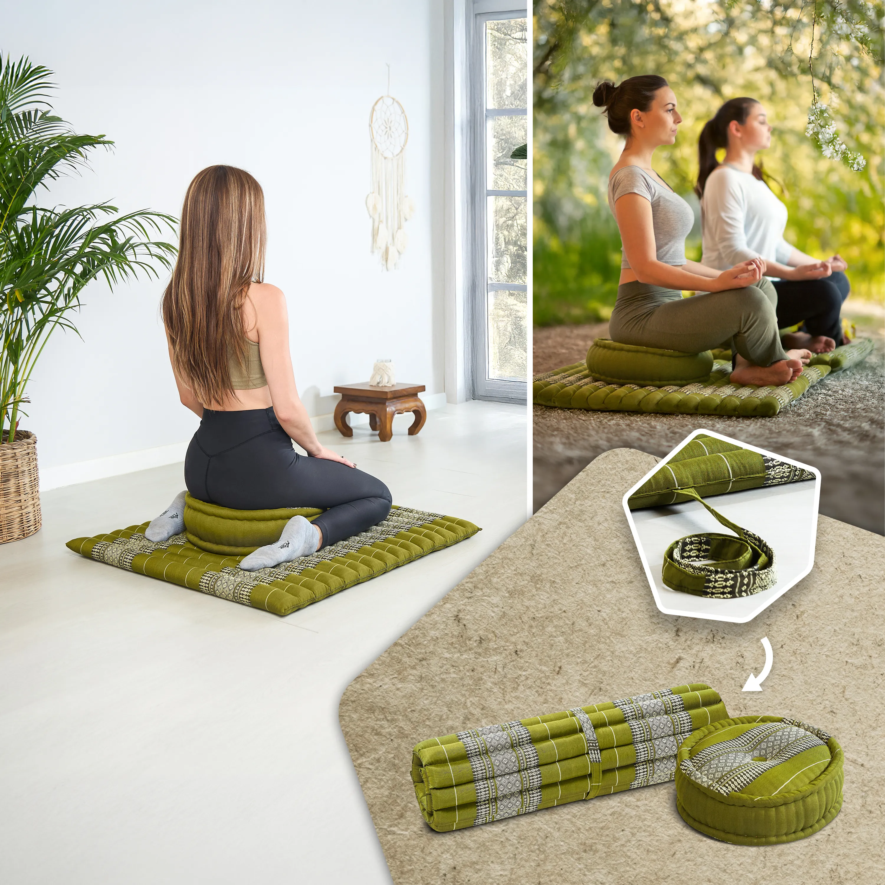Kapok Meditation Cushion Set XL