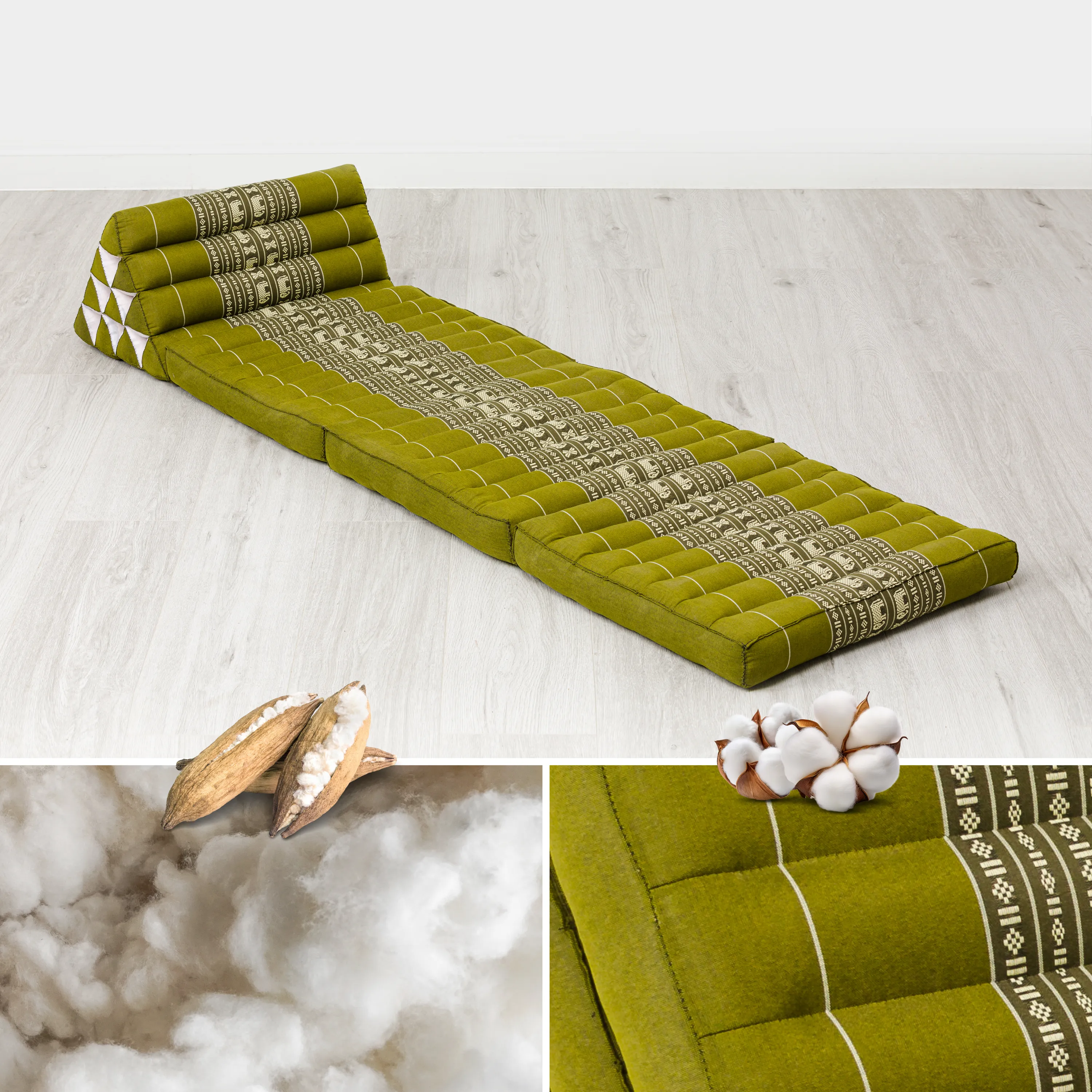 Kapok Thai Cushion 3 Fold, Classic