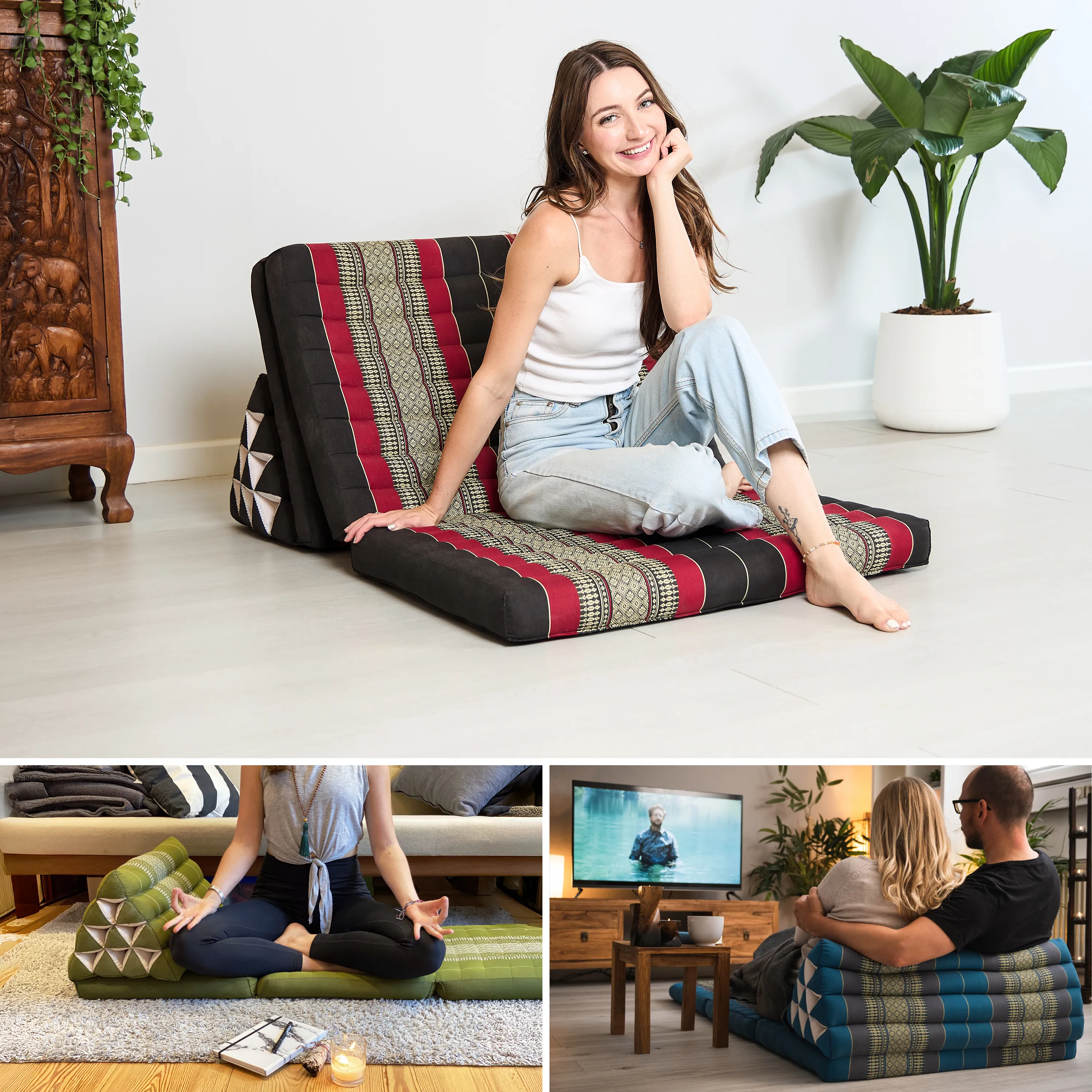Kapok Thai Cushion XXL Wide