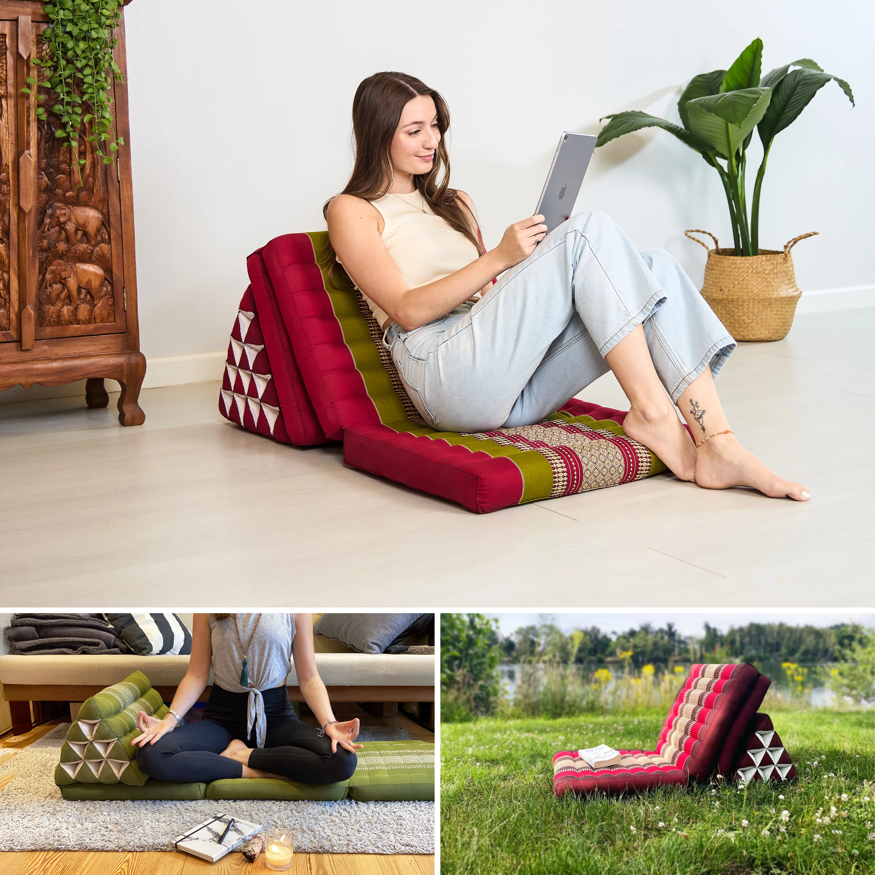 Kapok Thai Cushion XXL Tall