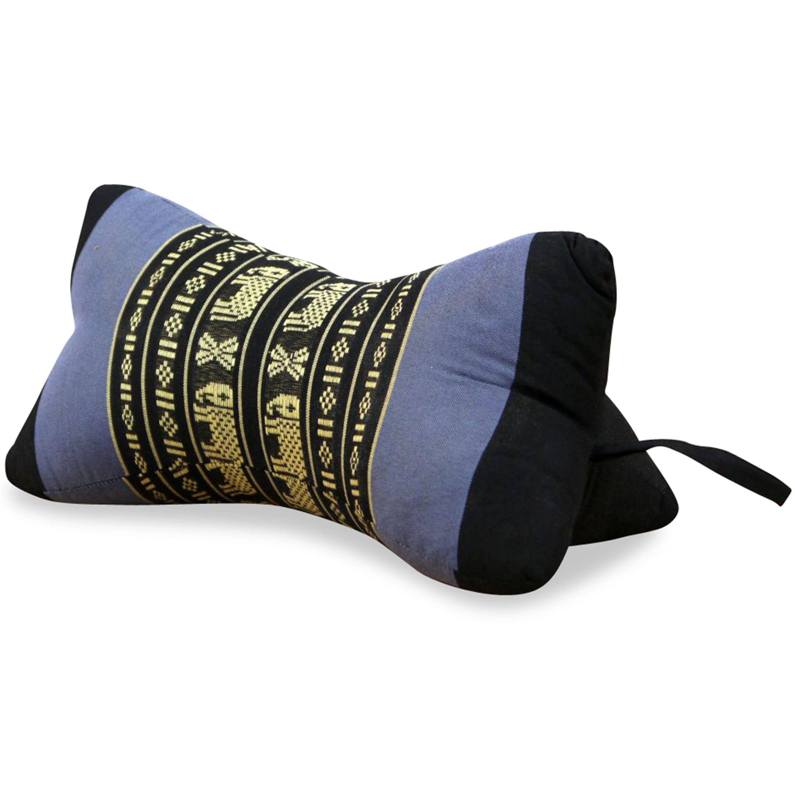 Knochenkissen-neu-blau-Elefanten_frei Kapok Bone Neck Pillow