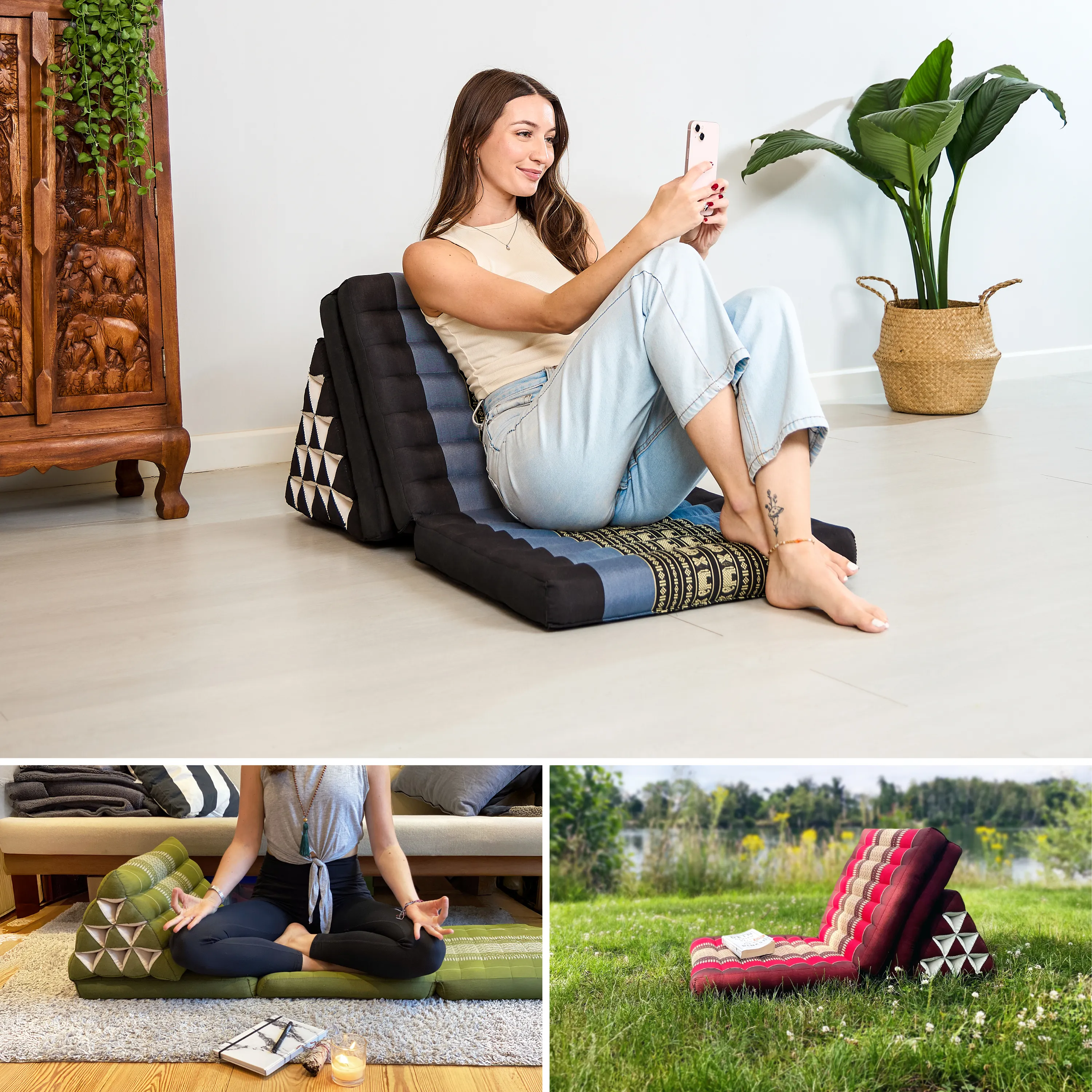 Kapok Thai Cushion XXL Tall