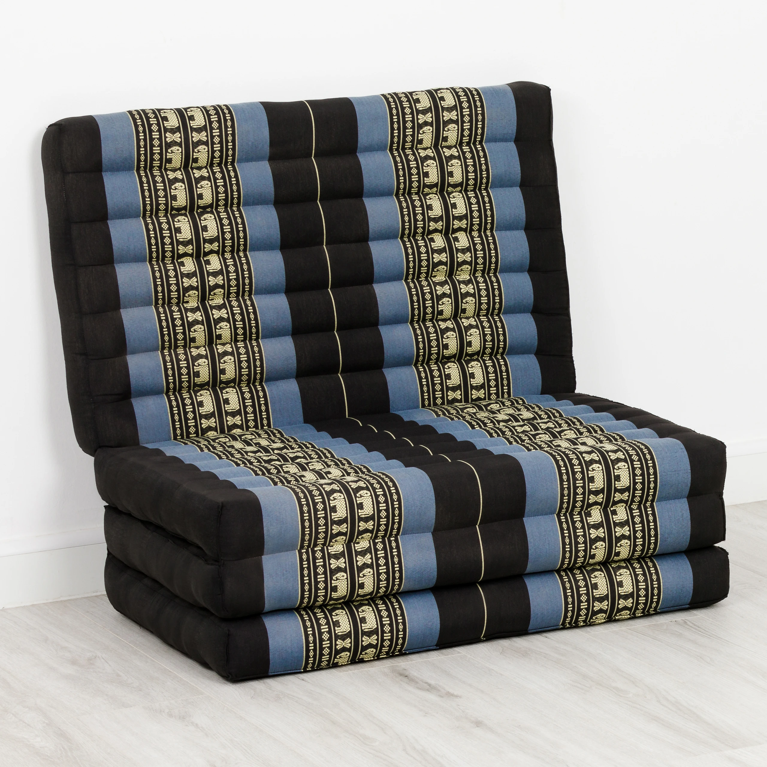 Klappmatratze-80_02-blau-Elefanten_1019113070_1_frei Kapok Folding Mattress, 80 cm wide, Classic