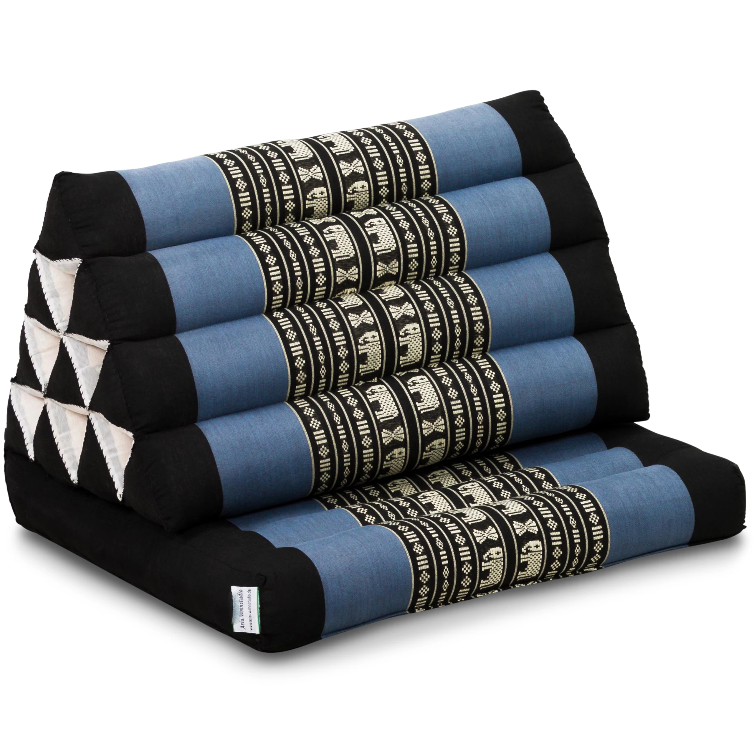 Thaikissen-1_02-blau-Elefanten_1017078931_1_frei Kapok Thai Cushion 1 Fold