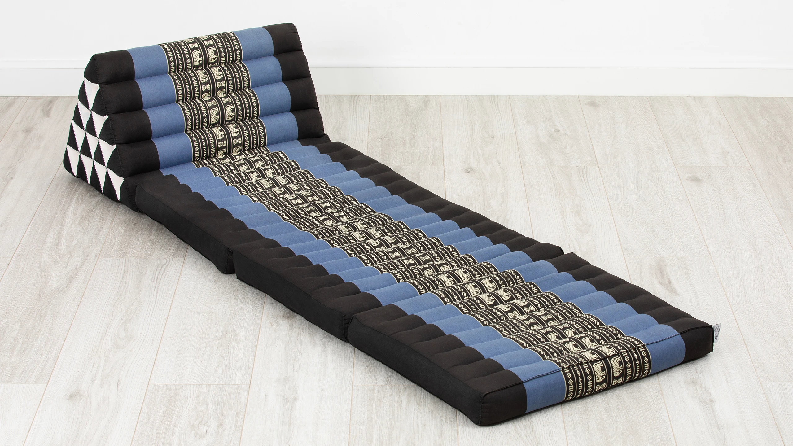 Thaikissen-3-hoch_02-blau-Elefanten_1014835804_1_frei Kapok Thai Cushion XXL Tall