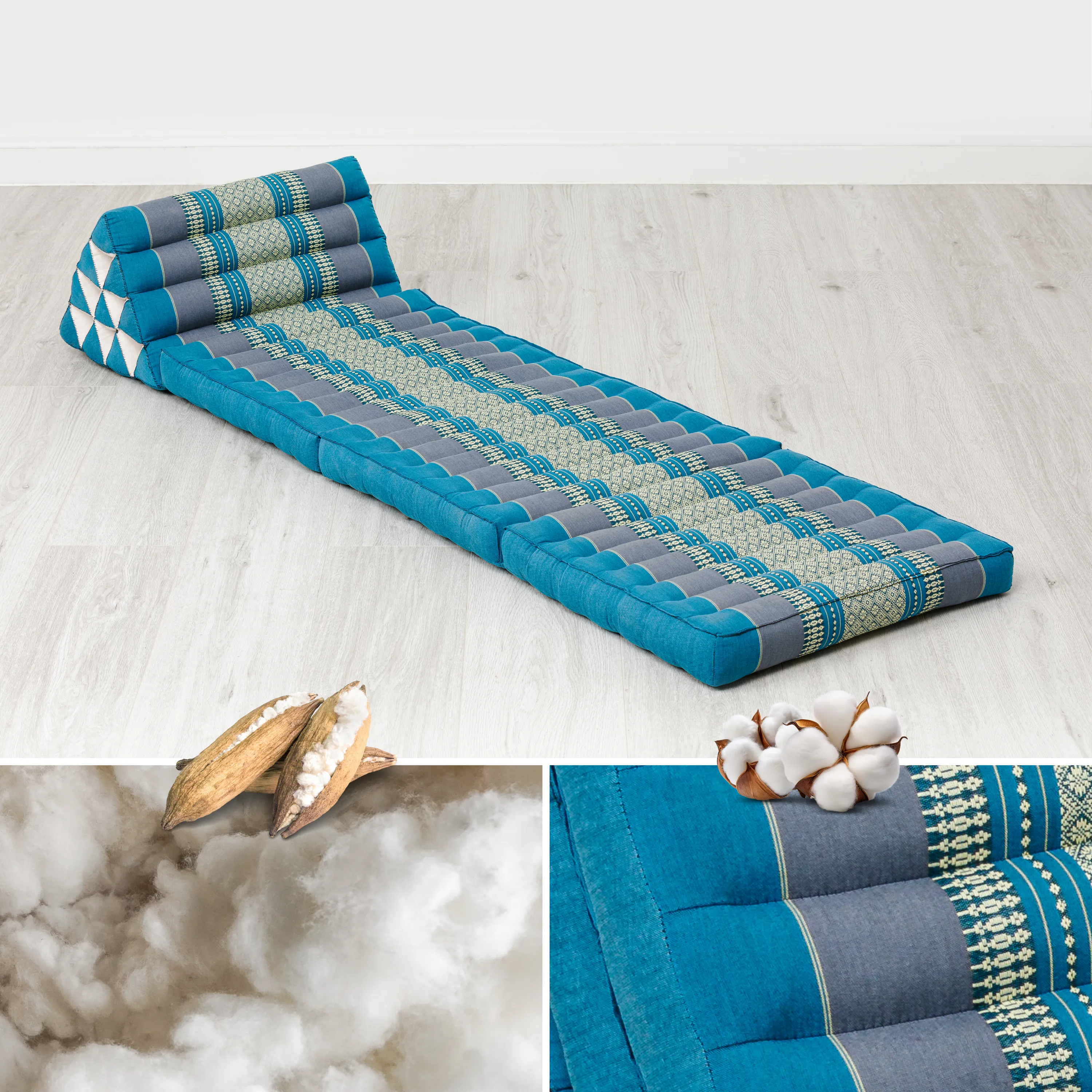 Kapok Thai Cushion 3 Fold, Classic