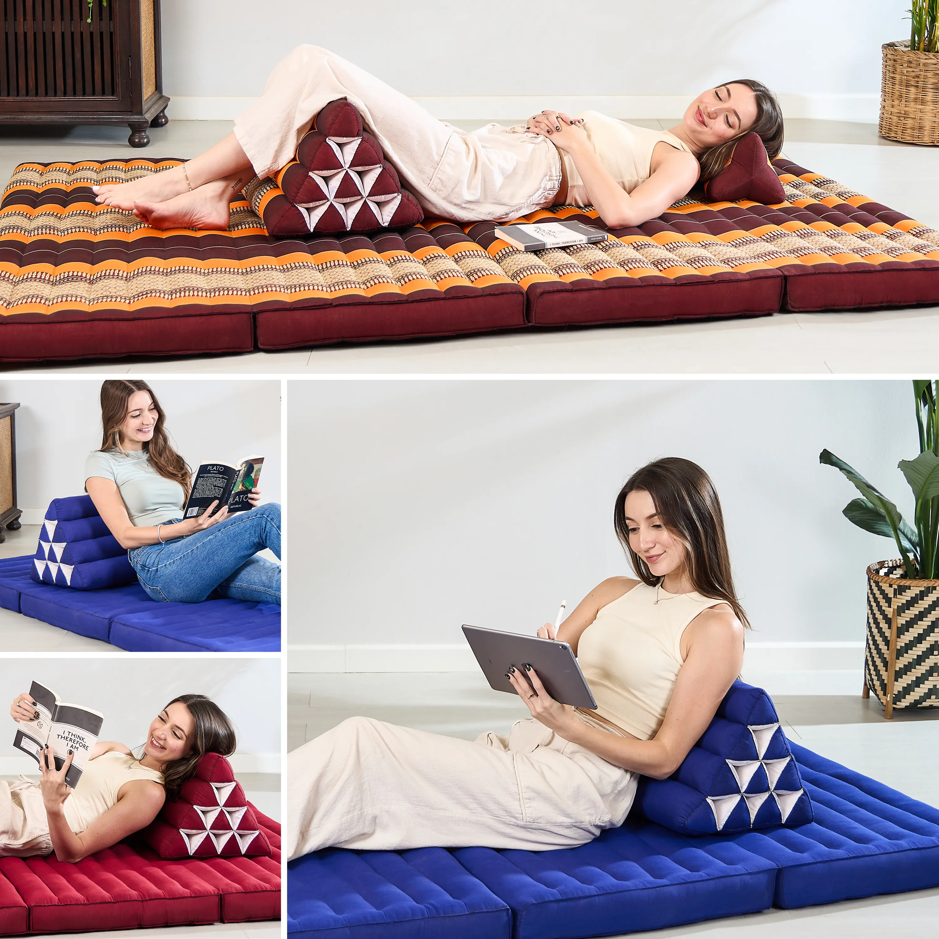 Kapok Triangle Cushion, Basic