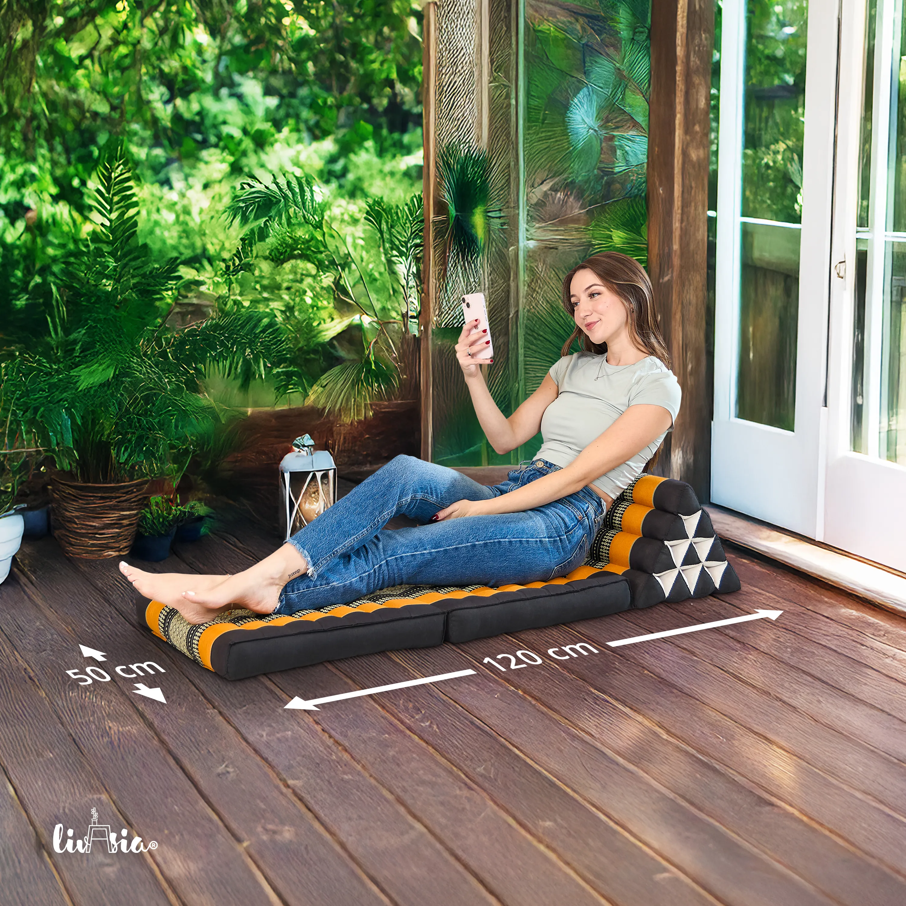 Kapok Thai Cushion 2 Fold