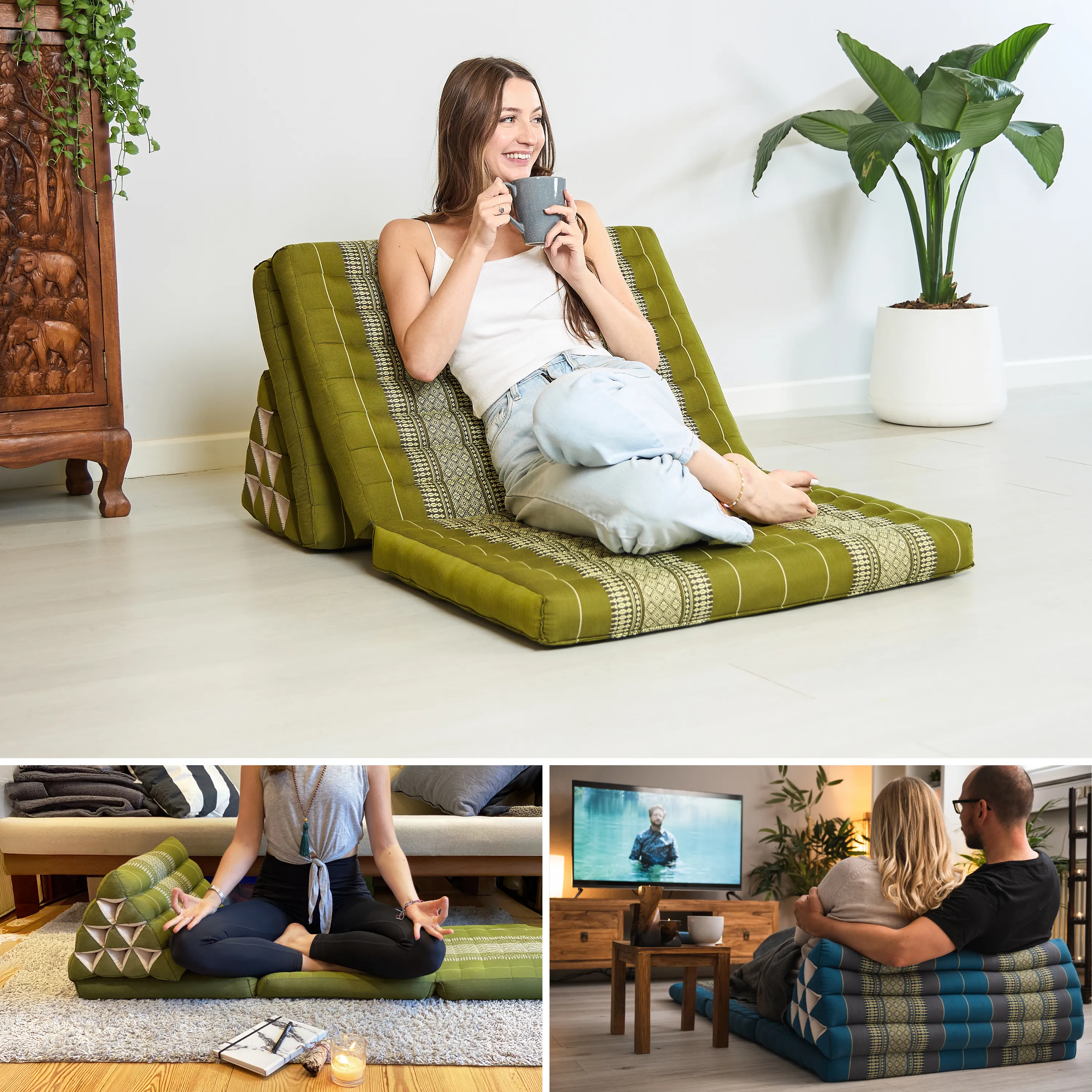 Kapok Thai Cushion XXL Wide