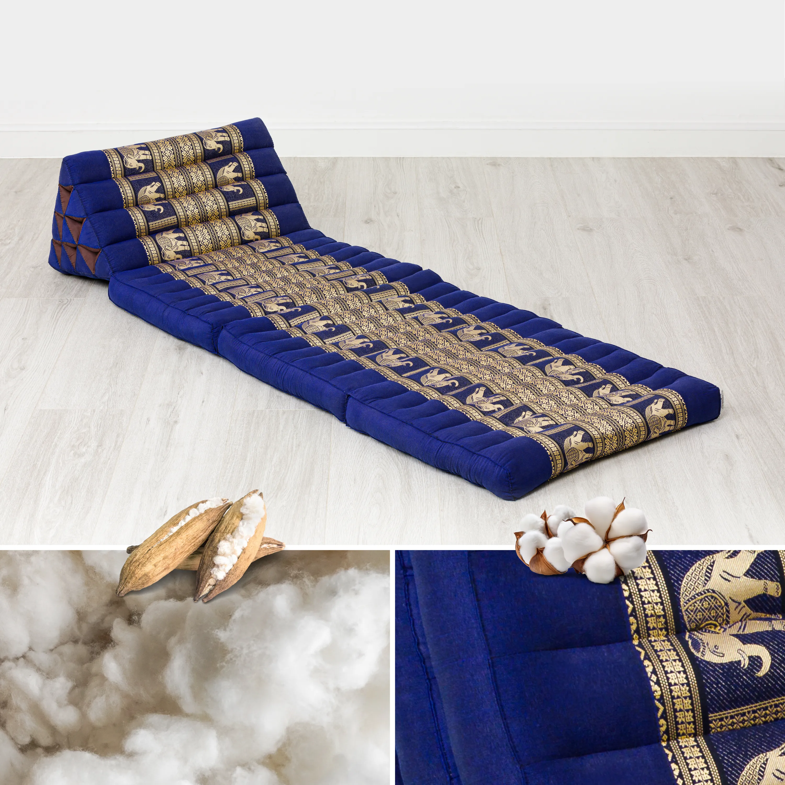 Kapok Thai Cushion 3 Fold, Deluxe