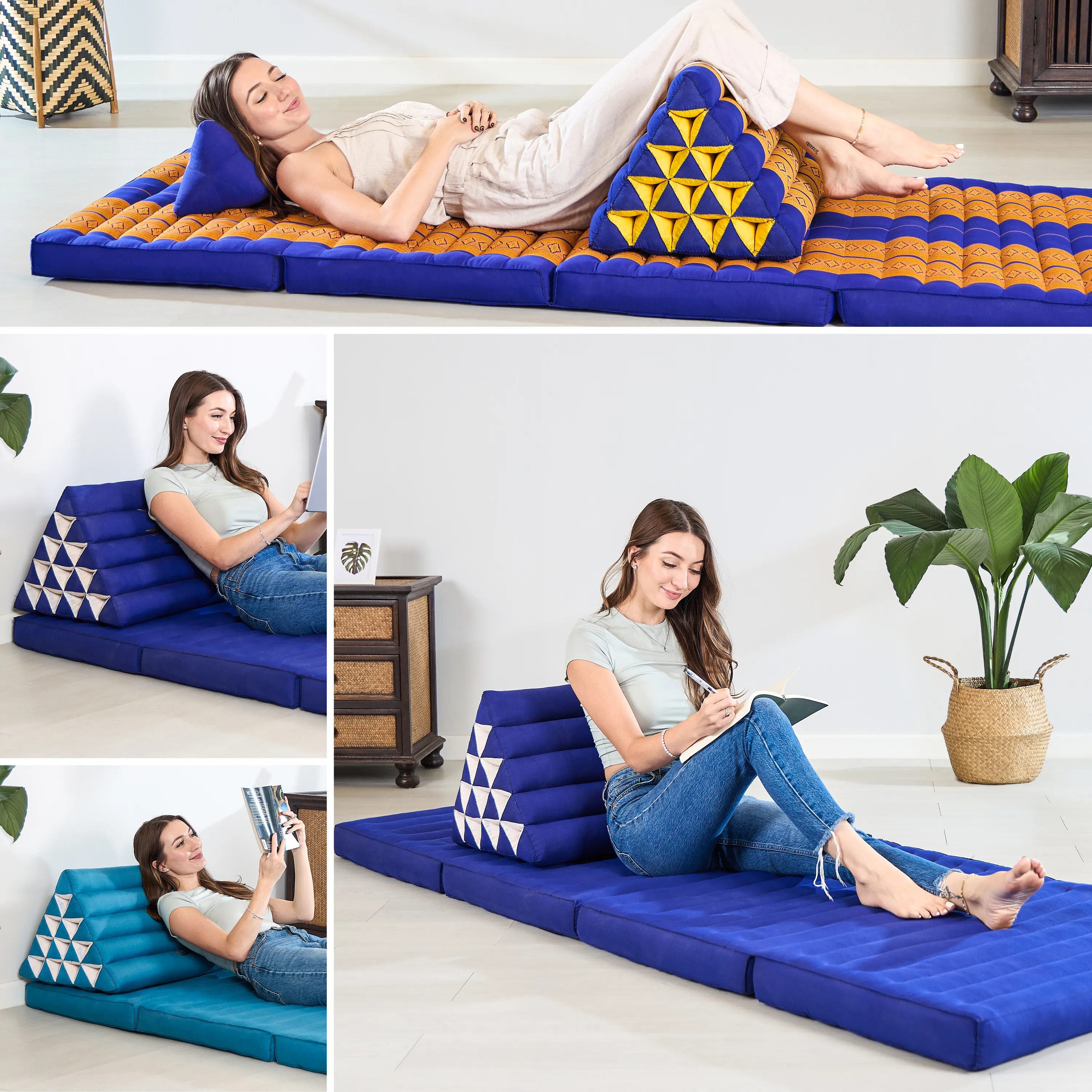 Kapok Triangle Cushion Tall, Basic