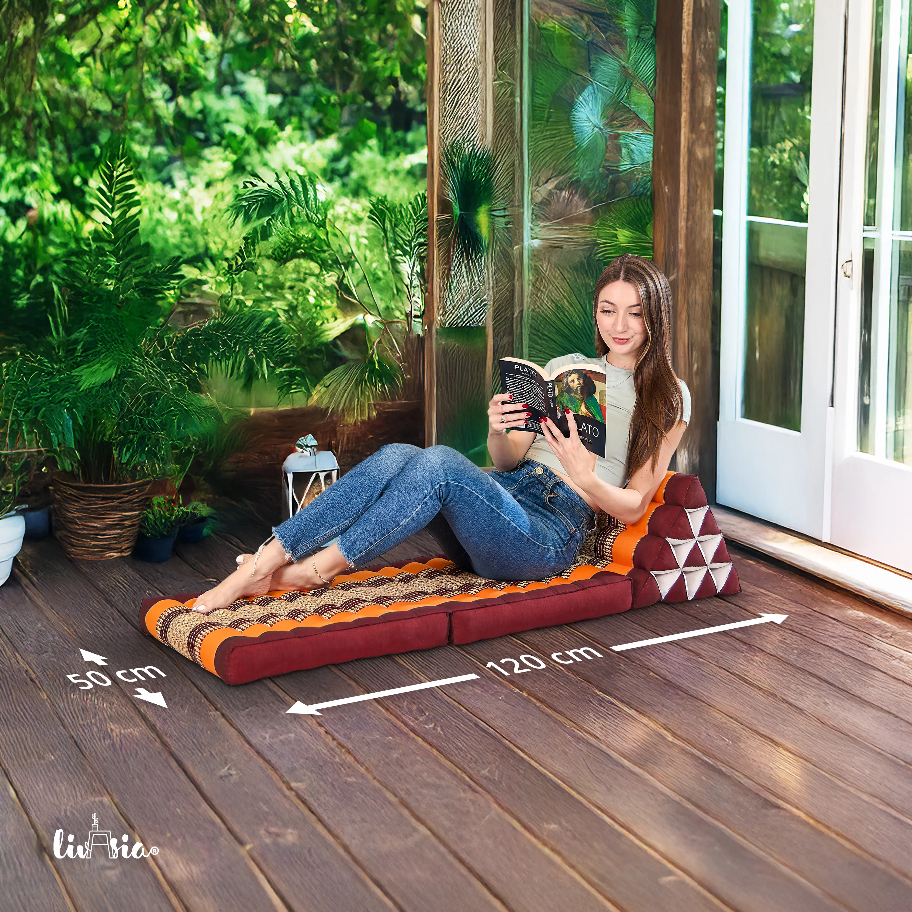 Kapok Thai Cushion 2 Fold